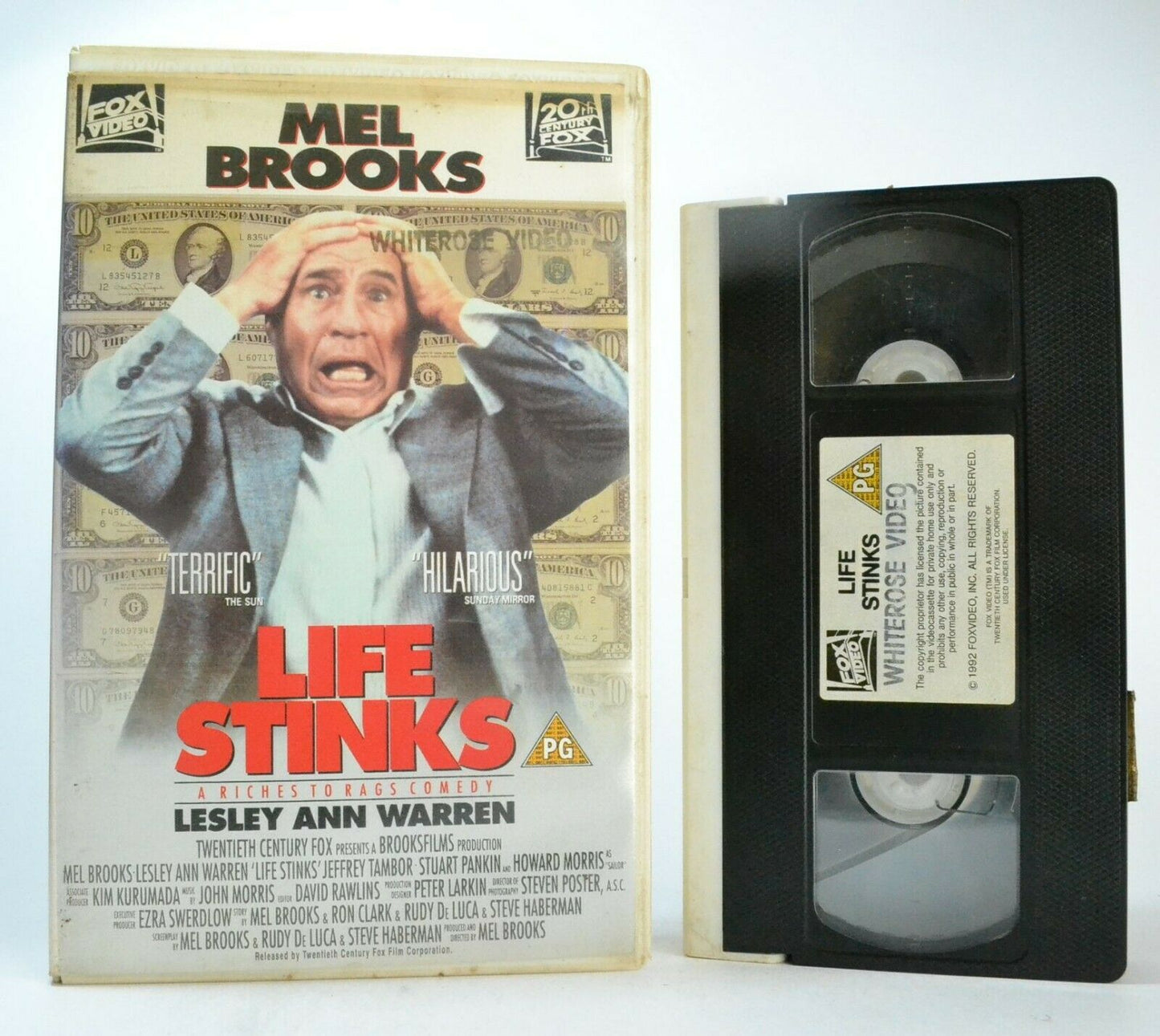 Life Stinks: Film By M.Brooks - (1992) Fox Video - Comedy - Large Box - Pal VHS-