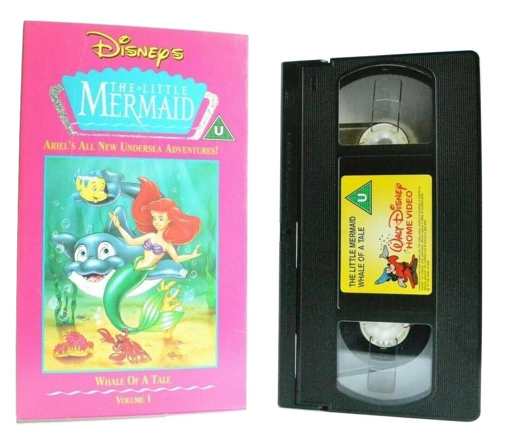 The Little Mermaid - Vol.1 - Whale Of A Tale - Disney - Adventure - Kids - VHS-