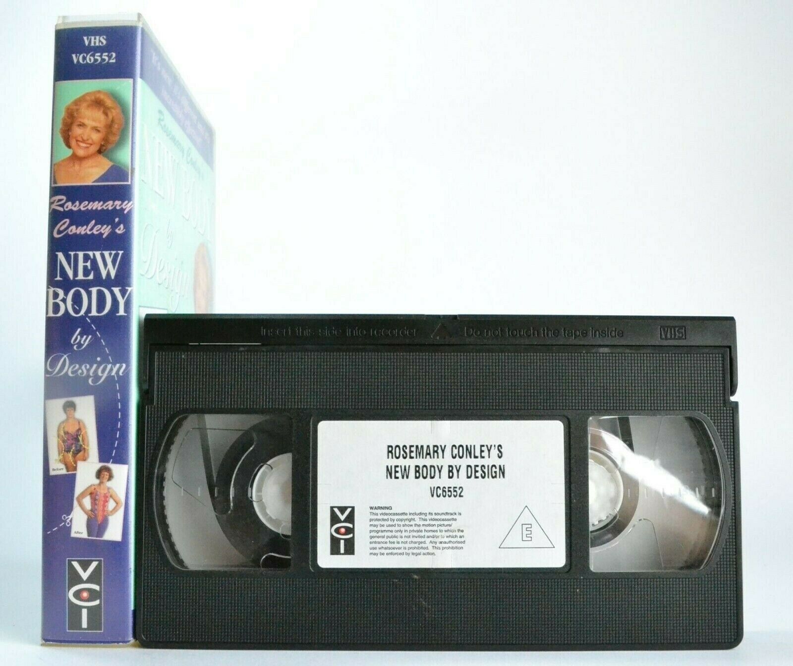 New Body By Design: By Rosemary Conley - Body Workout - Exercises - Beauty - VHS-