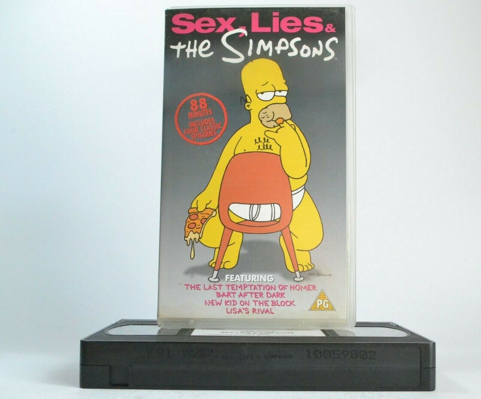 Sex Lies And The Simpsons Bart After Dark Matt Groening Animated Pal Vhs Golden Class 9526