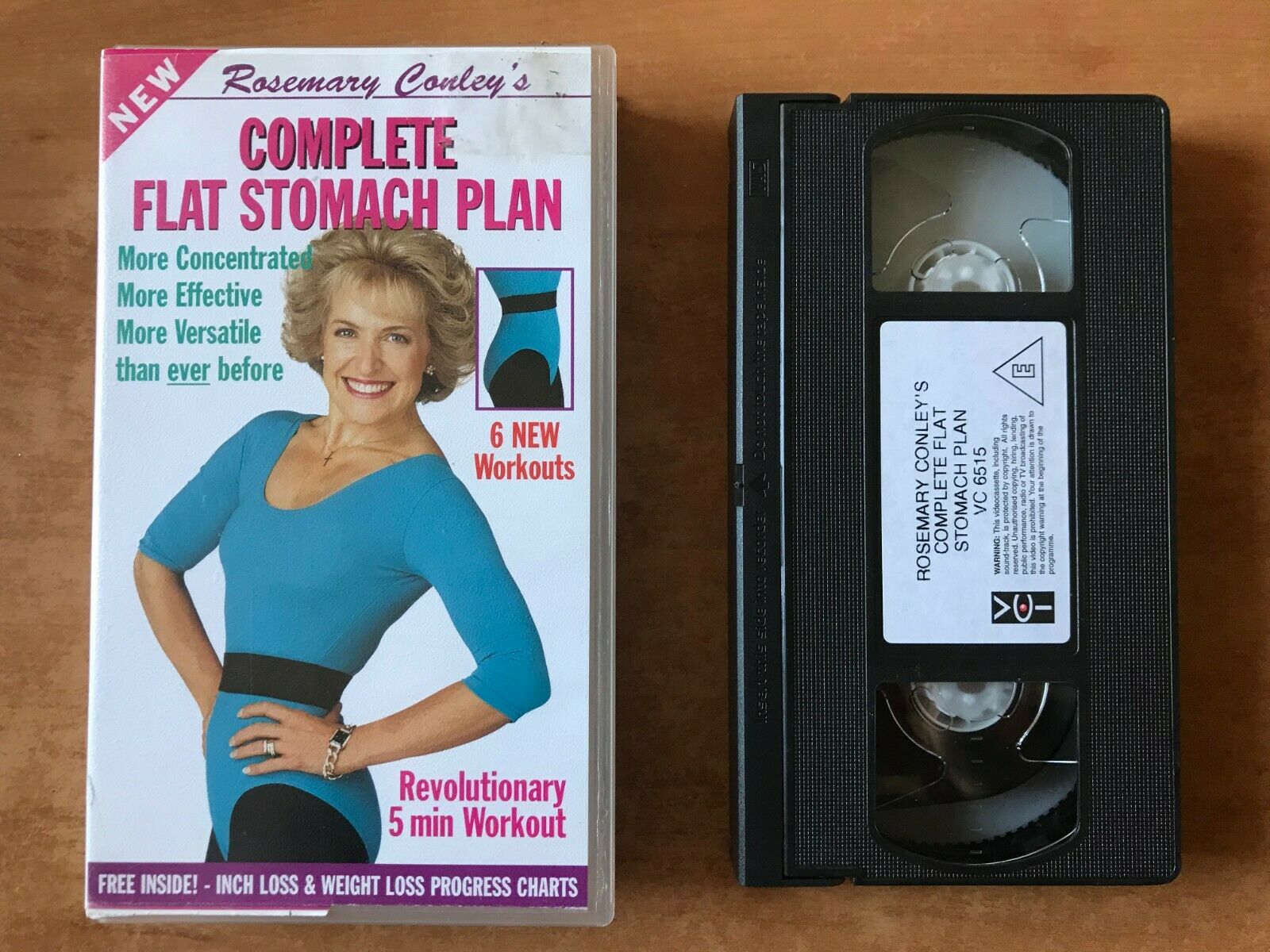 Complete Flat Stomach Plan: Rosemary Conley - Body Workout - Fitness - Pal VHS-