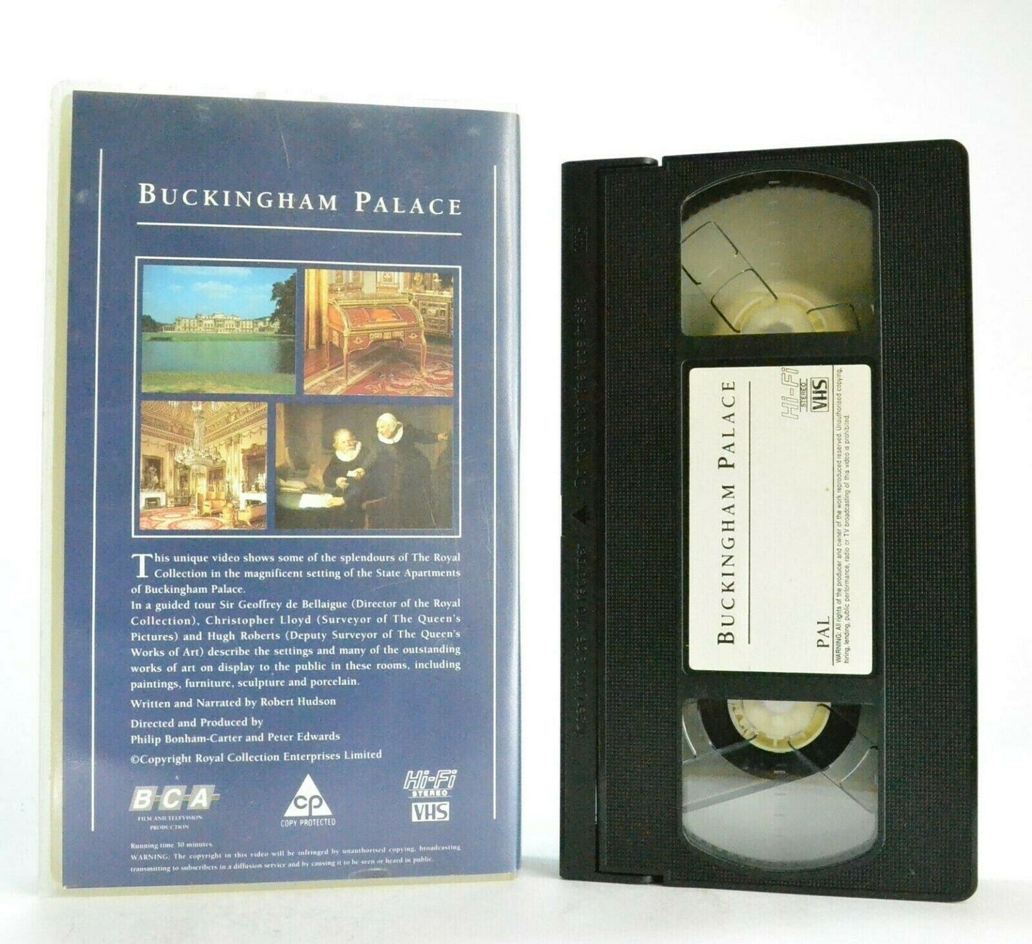 Buckingham Palace - Unique Video - Splendors Of The Royal Collection - Pal VHS-