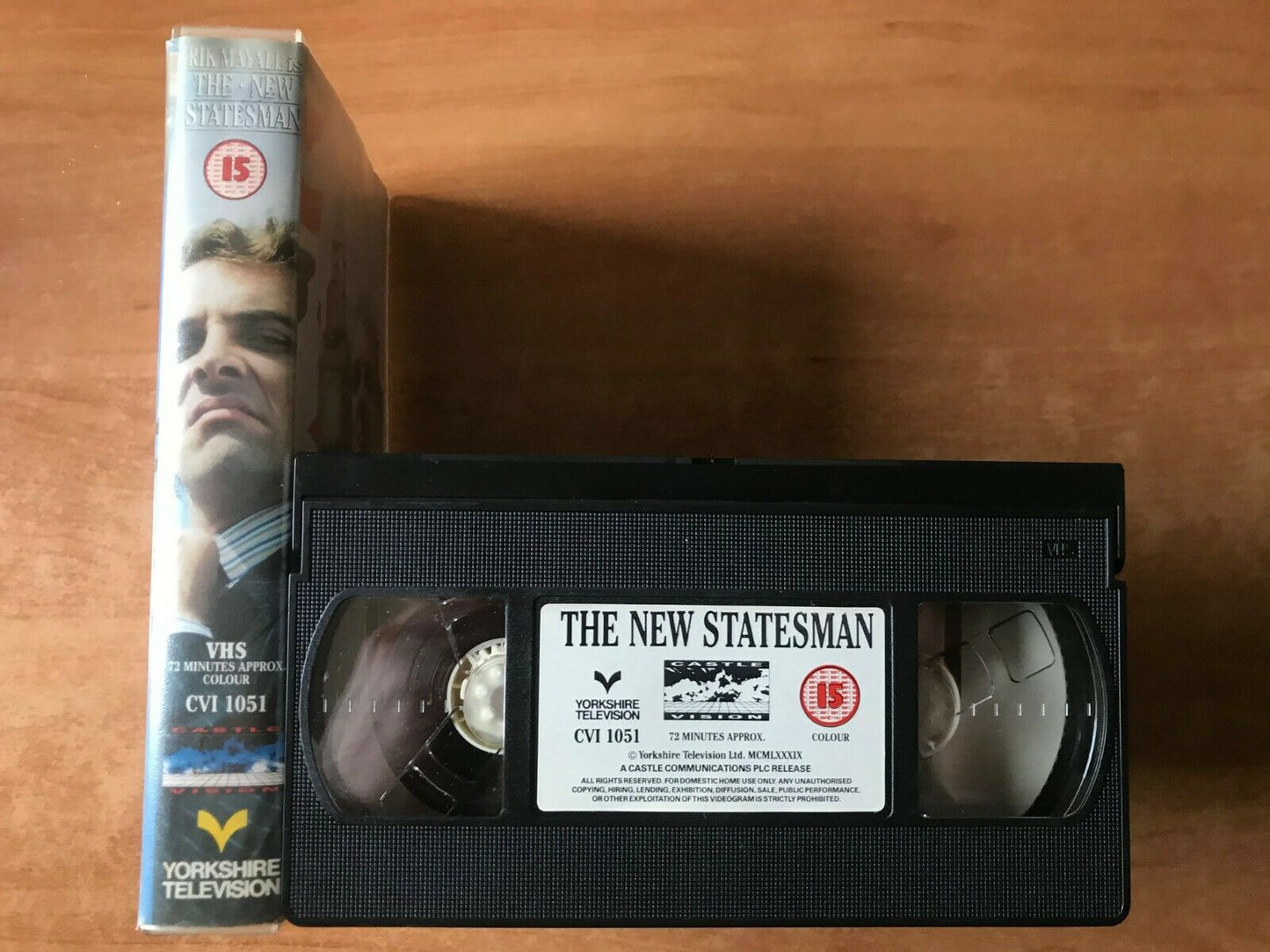 The New Statesman: Fatal Extraction (TV Series) Comedy - Rik Mayall - Pal VHS-