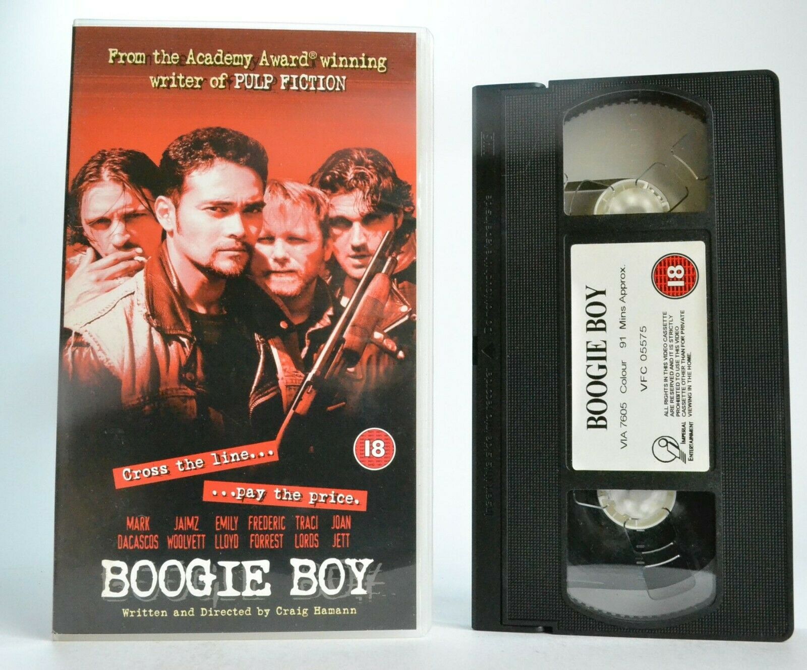 Boogie Boy (1998): A Craig Hamann Film - Action Thriller - Mark Dacascos - VHS-