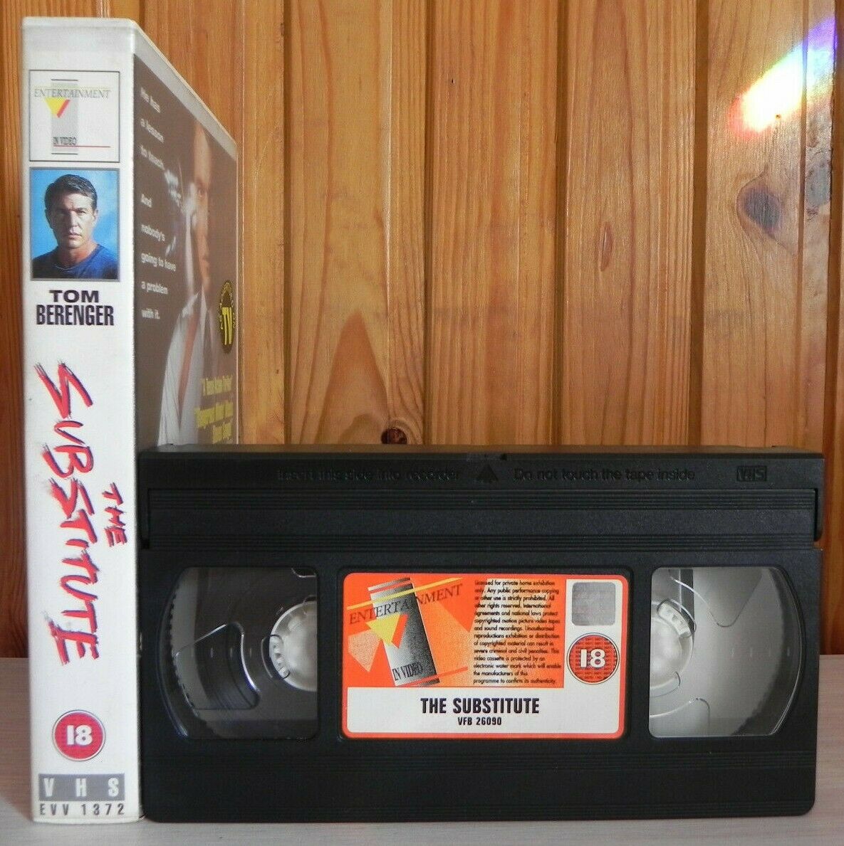 The Substitute: T.Berenger (1996) - One Man Crack Team - Crime Action - Pal VHS-