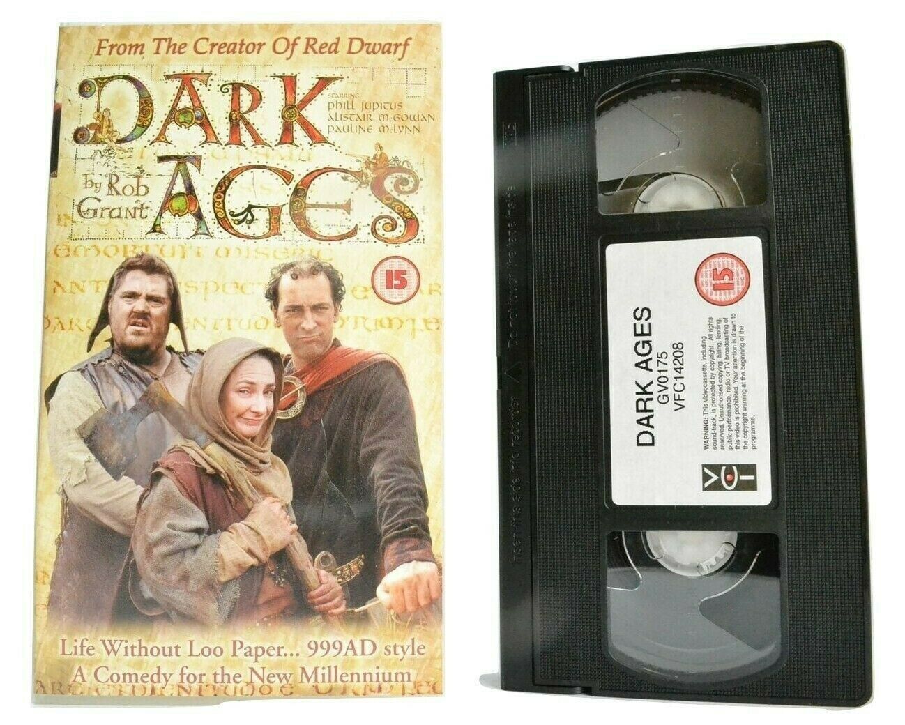 Dark Ages (1999); [Rob Grant] T.V. Series - Comedy - Alistair McGowan - Pal VHS-