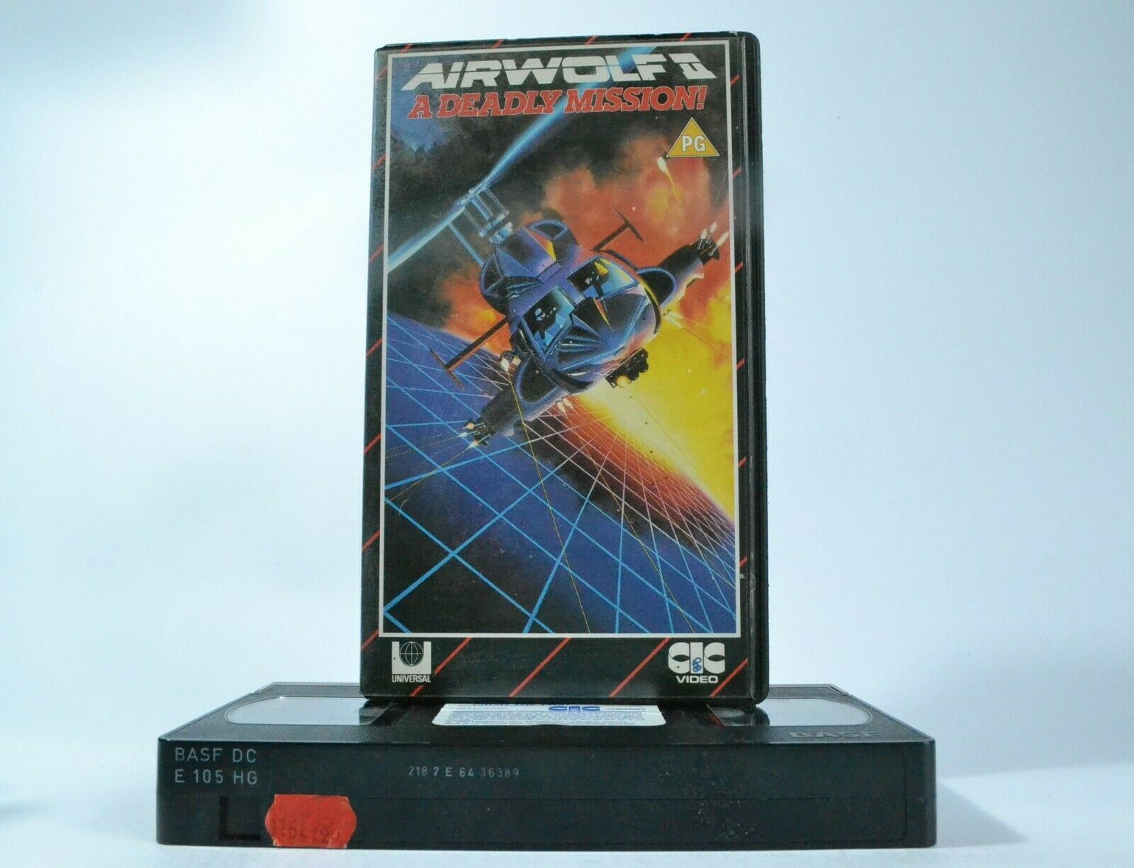 Airwolf 2: A Deadly Mission - Action Adventure -'Echoes From The Past'- Pal VHS-