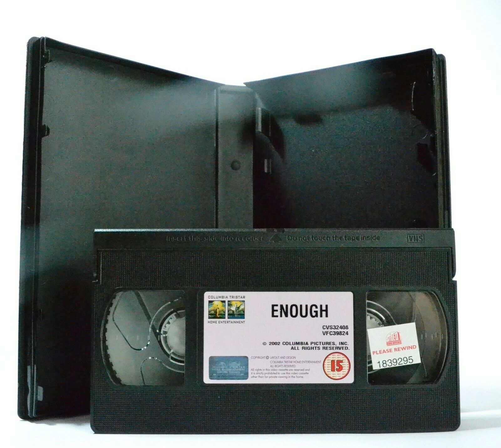 Enough: Based On A.Quindlen Novel - Thriller - Large Box - Jennifer Lopez - VHS-