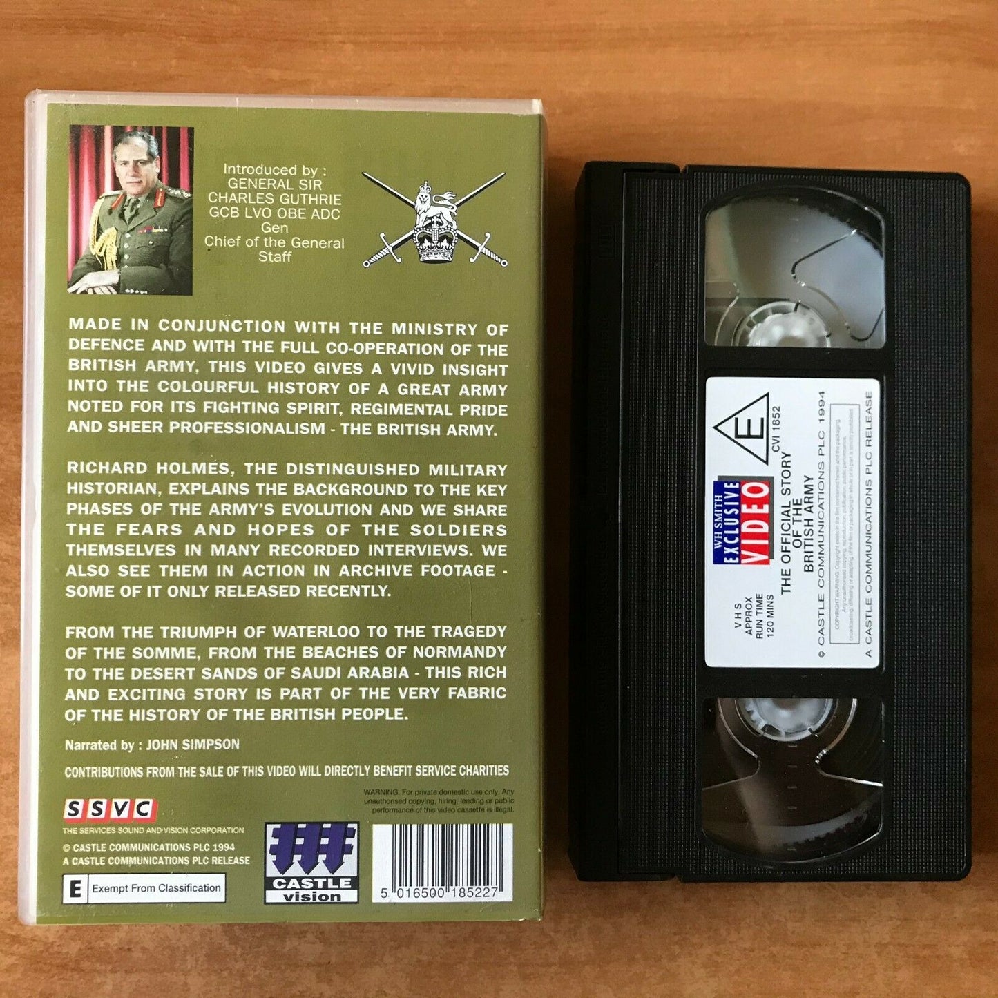 The Official Story Of The British Army: A Thin Red Line [General Guthrie] VHS-