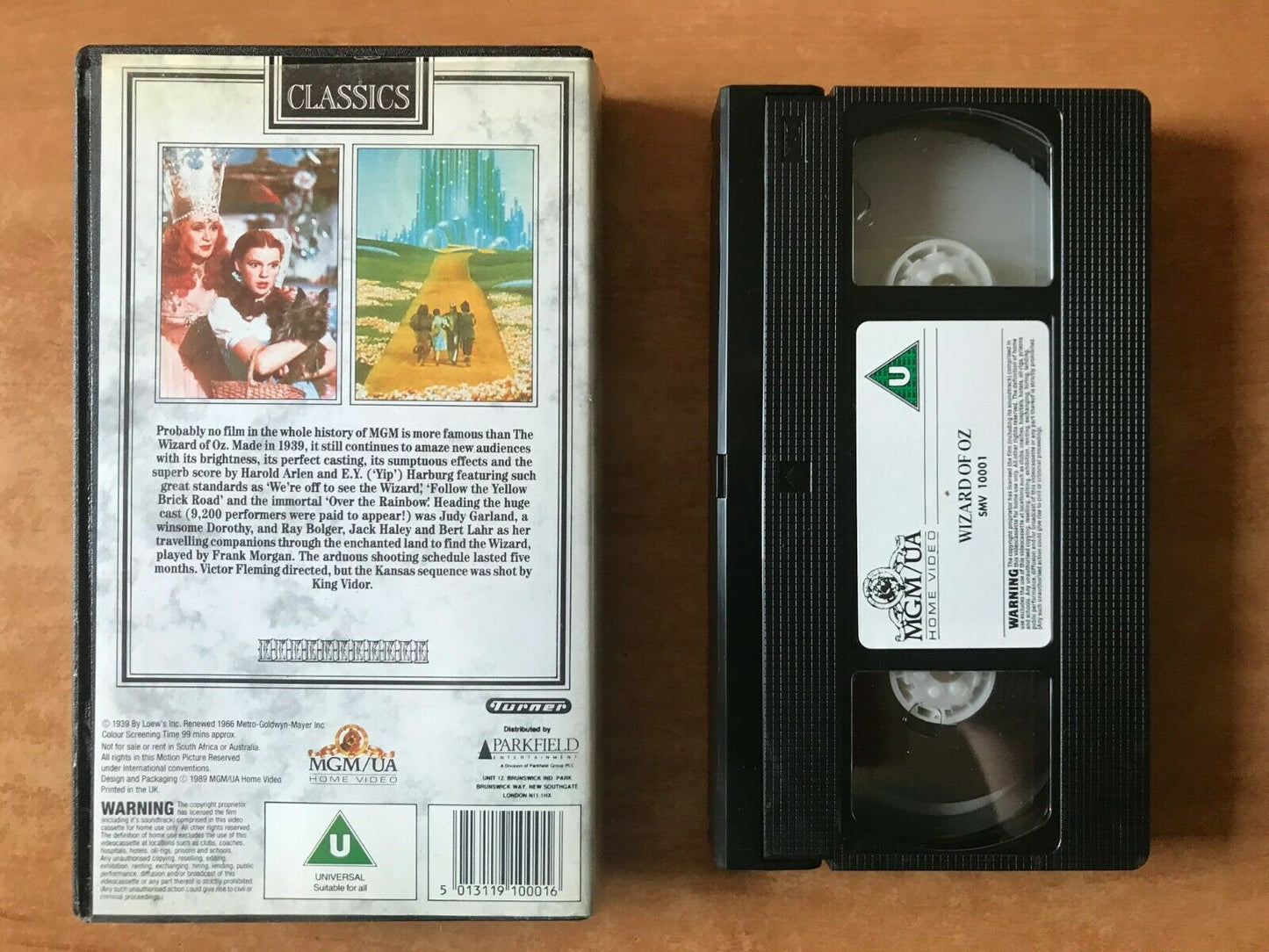 The Wizard Of Oz (1939); [L.Frank Baum] Musical Fantasy - Judy Garland - Pal VHS-