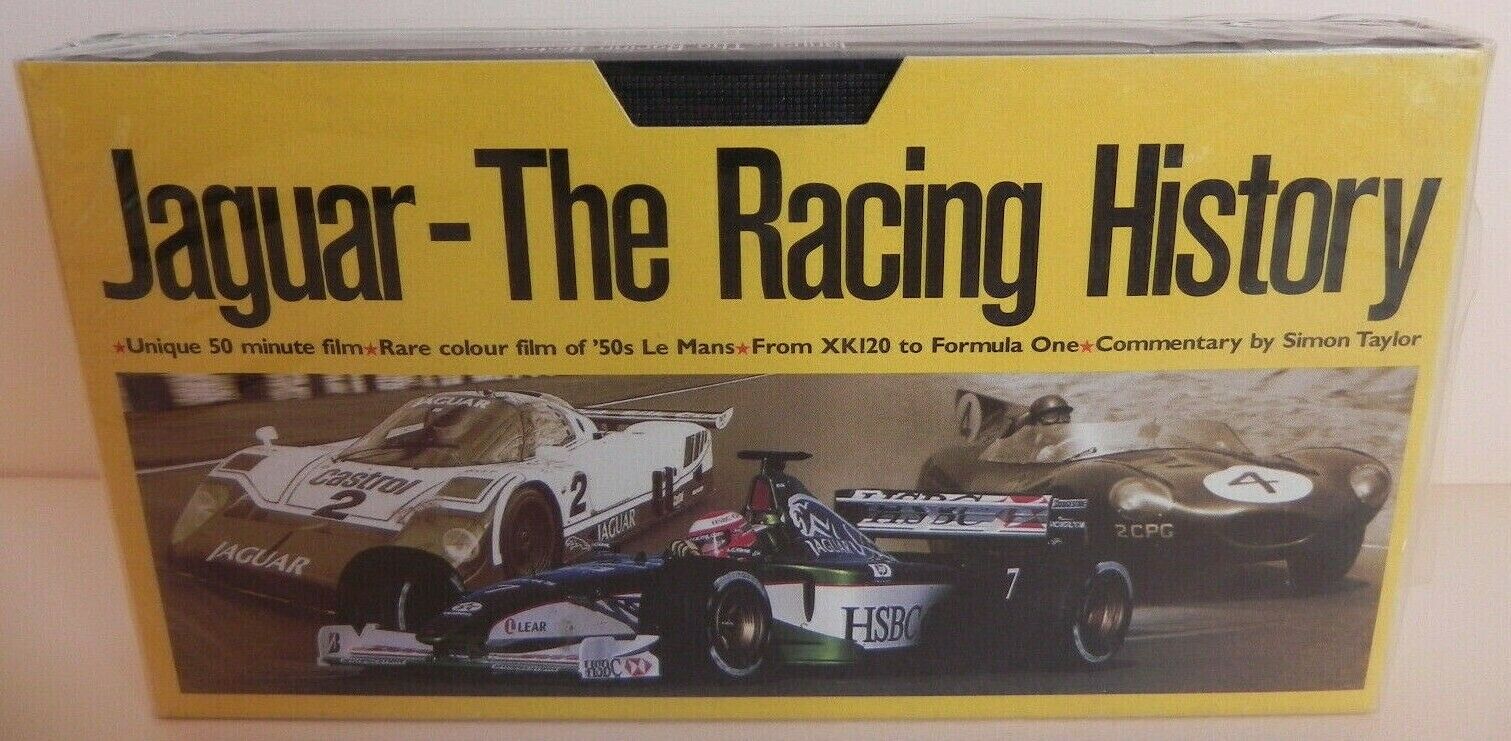 Jaguar - Racing History - XK120 - Formula One - Rare Film - Simon Taylor - VHS-
