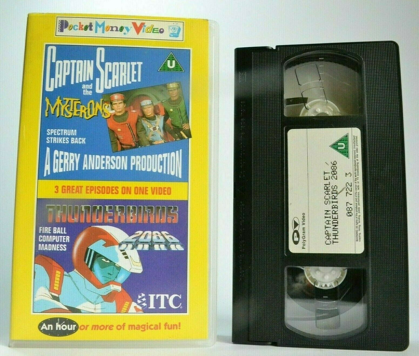 Captain Scarlet / Thunderbirds 2086; [Gerry Anderson] Animated - Kids - Pal VHS-