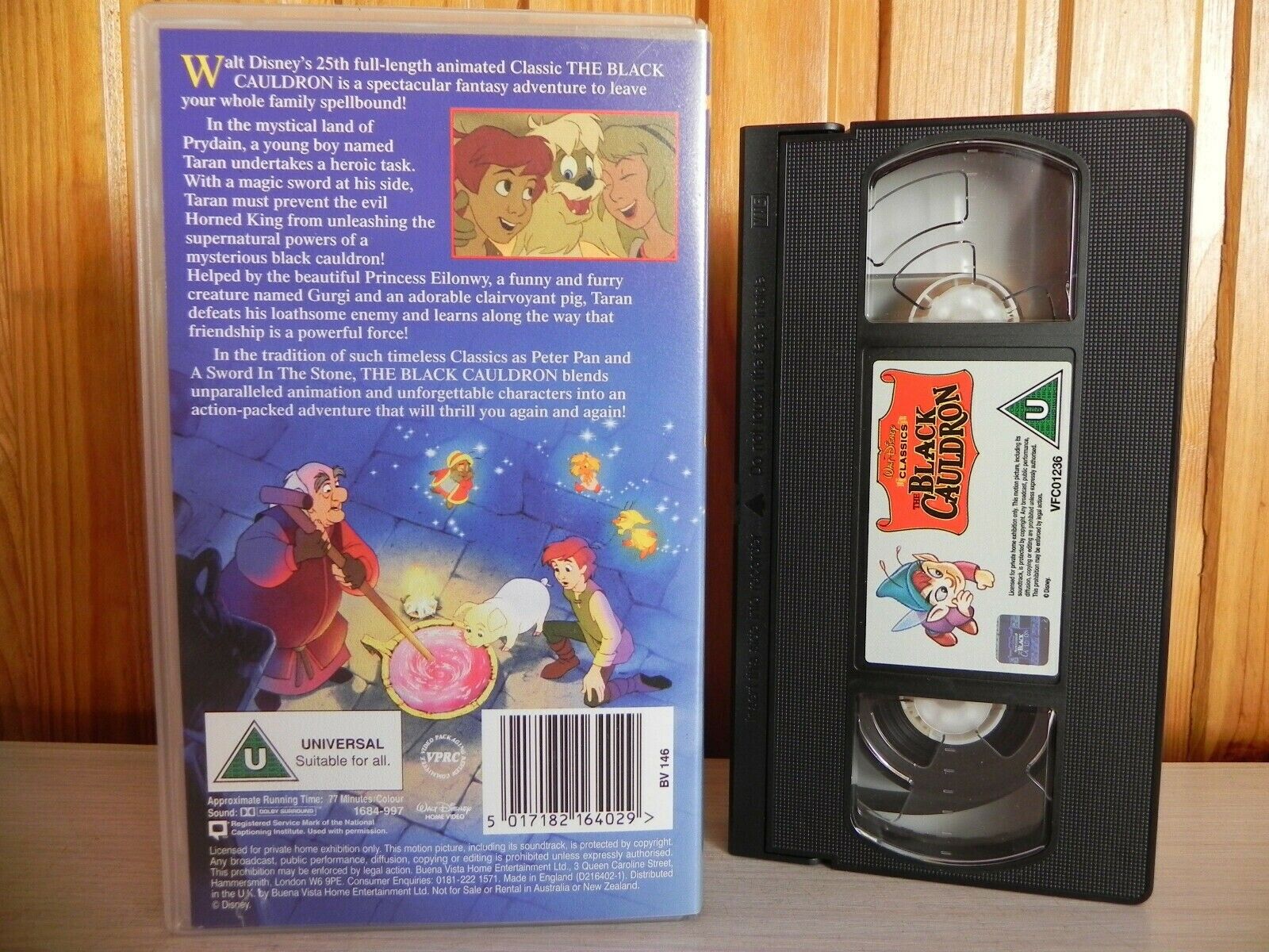 Walt Disney Classics - Black Cauldron - Not Often Seen Release Video - Pal VHS-