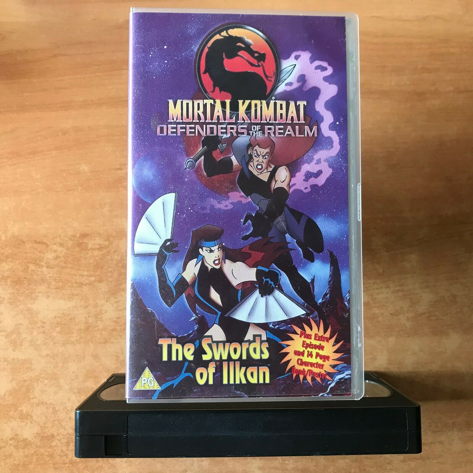 Mortal Kombat Defenders Of The Realm: The Sword Of IIKan - Children's - Pal VHS-