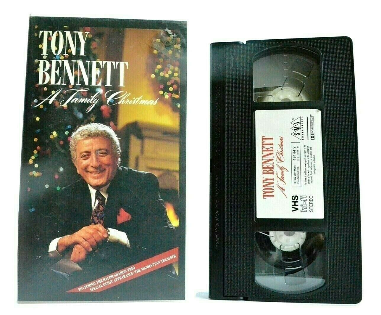 Tony Bennett: A Family Christmas - Ralph Sharon Trio - Manhattan Transfer - VHS-