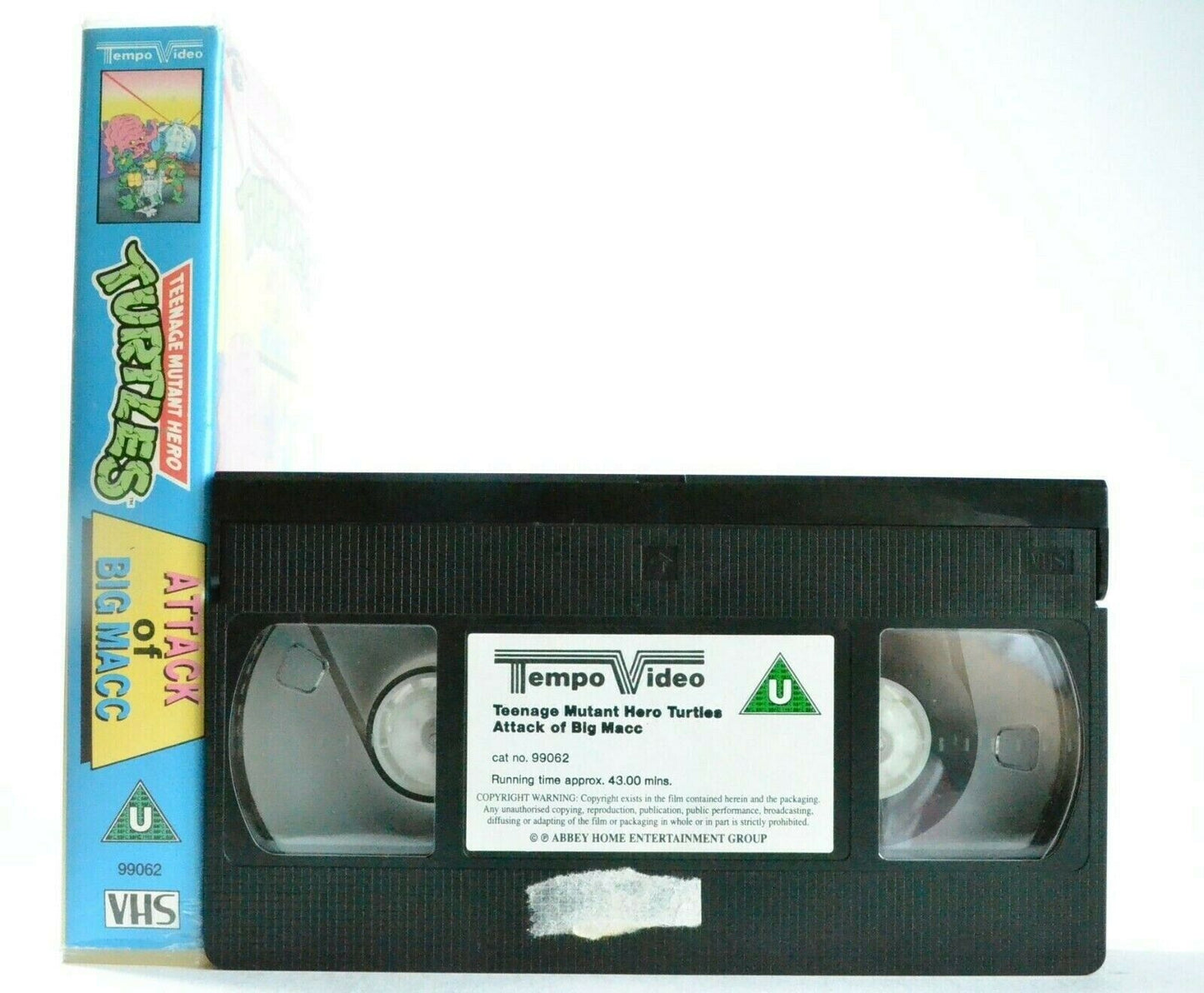 Teenage Mutant Hero Turtles: Attack Of Big Macc - Animated - Children's - VHS-