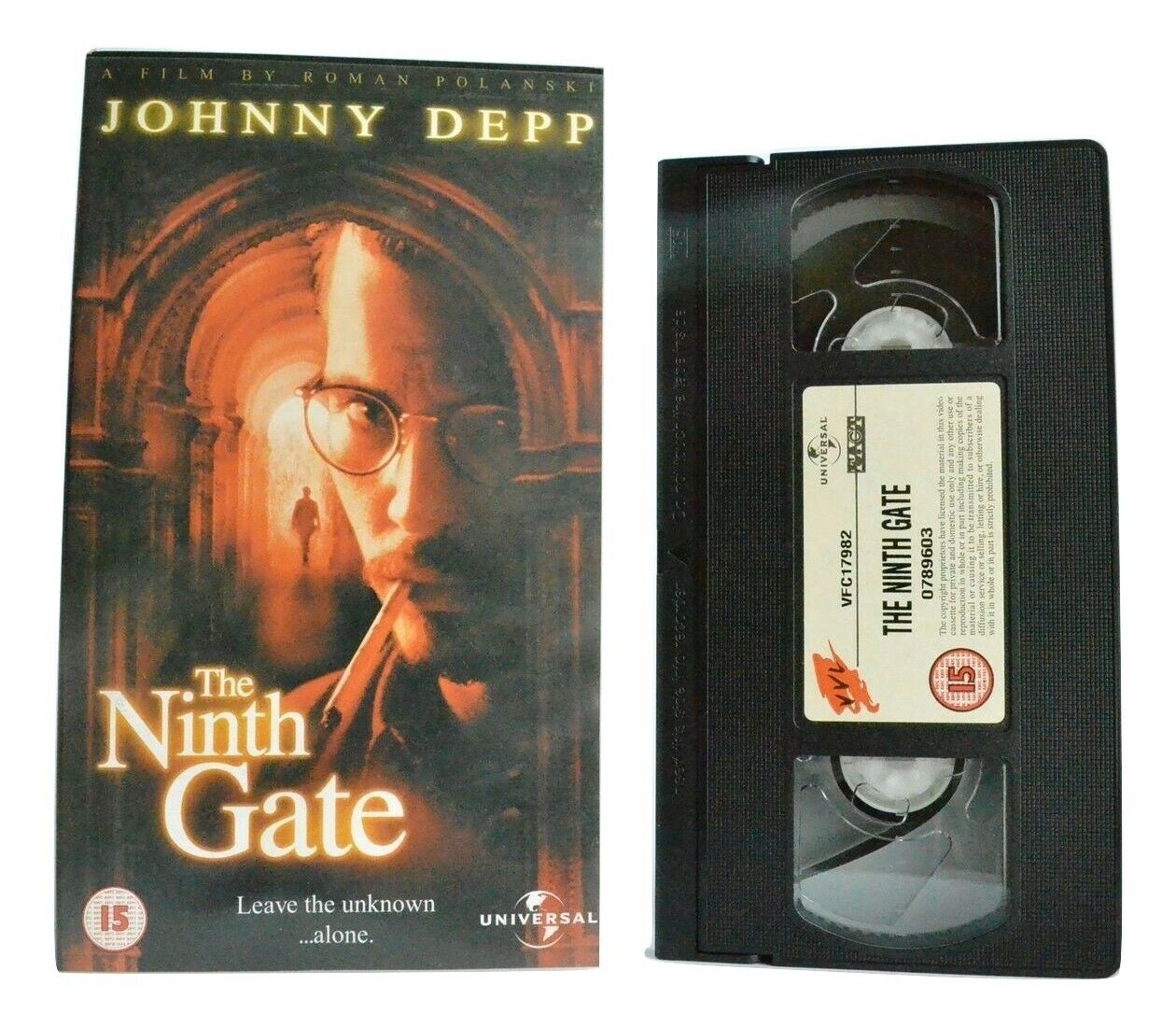 The Ninth Gate: R.Polanski Film (1997) - Thriller - Devil Book - J.Depp - VHS-