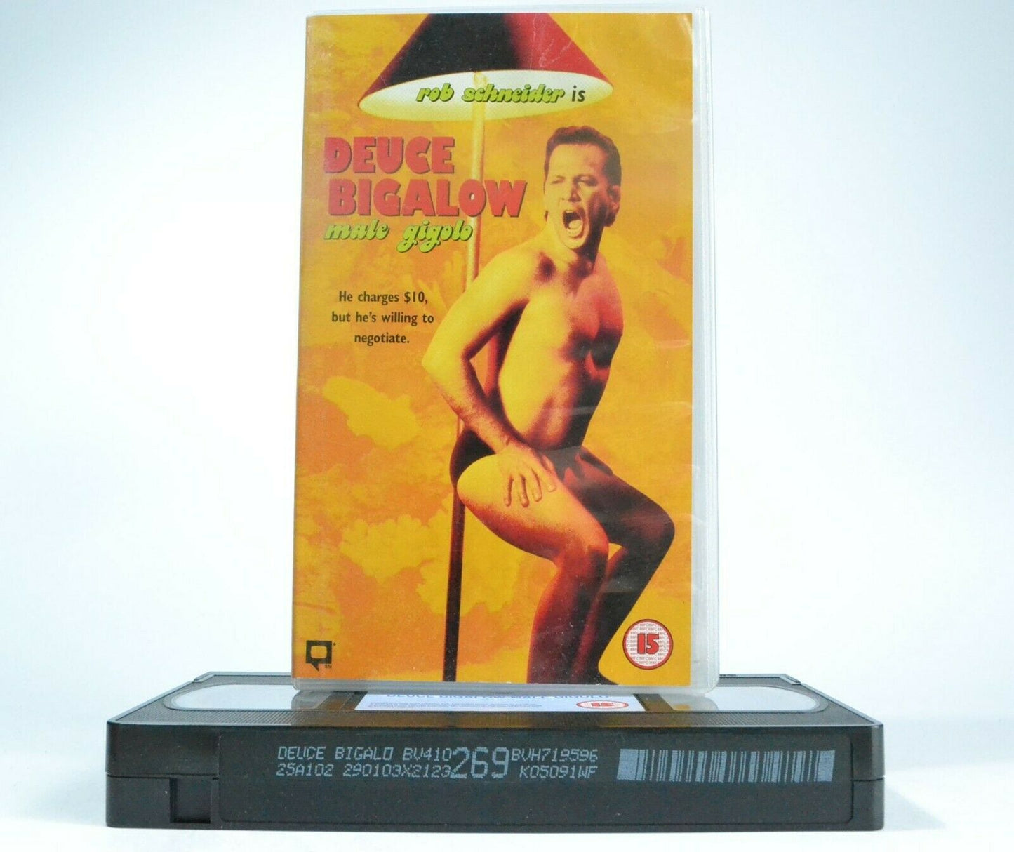 Deuce Bigalow: Male Gigolo (1999) - American Sex Comedy - Rob Schneider - VHS-