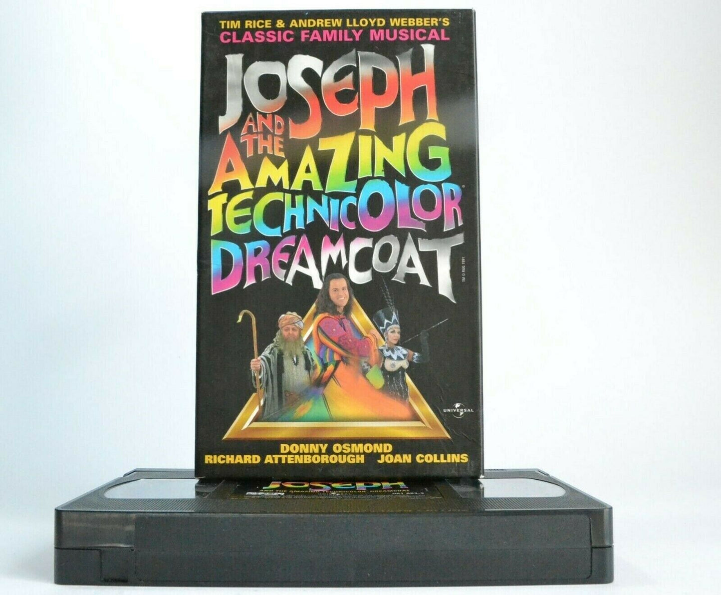 Joseph And The Amazing Technicolor Dreamcoat - Musical - Donny Osmond - Pal VHS-