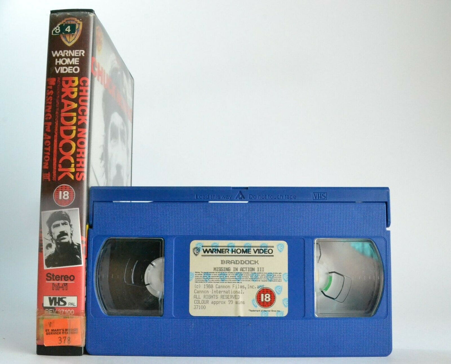 Braddock: Missing in Action 3 (1988) - Action/Adventure - Chuck Norris - Pal VHS-