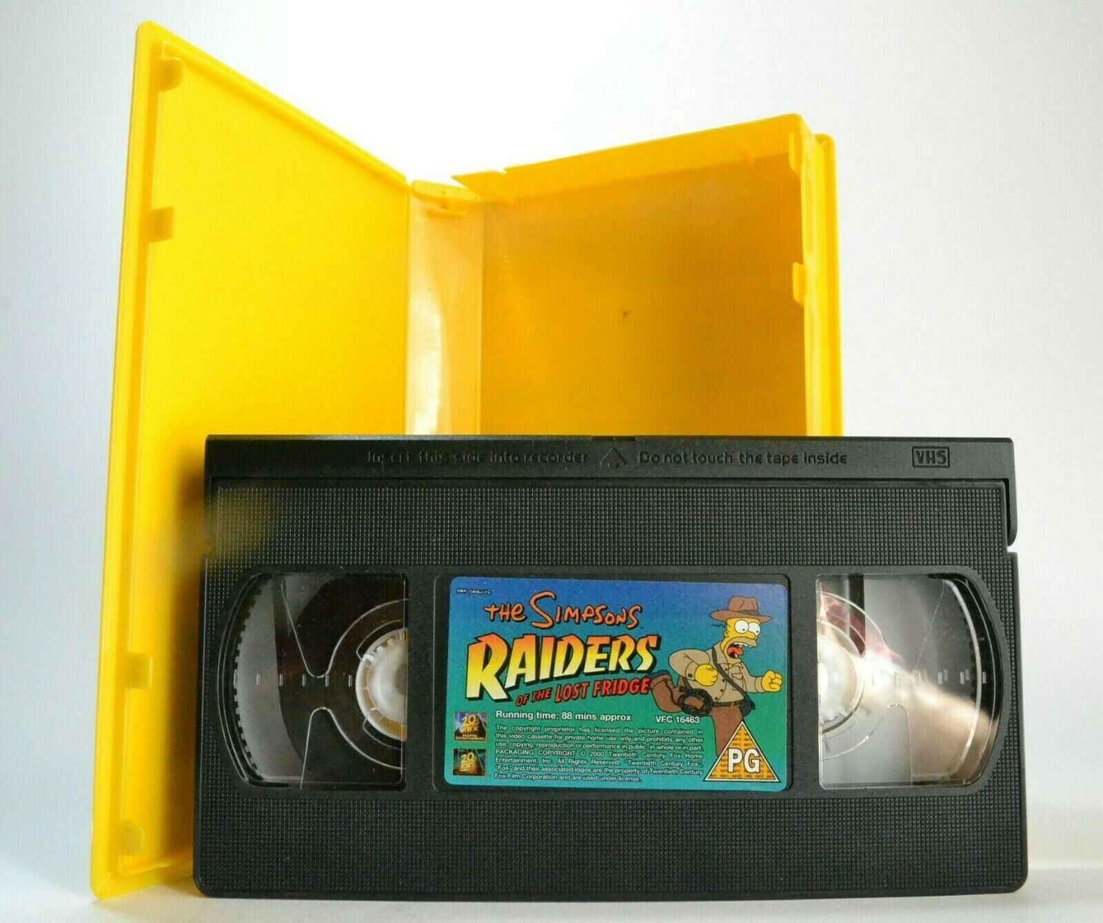 The Simpsons: Raiders Of The Lost Fridge - [Matt Groening] - Animated - Pal VHS-