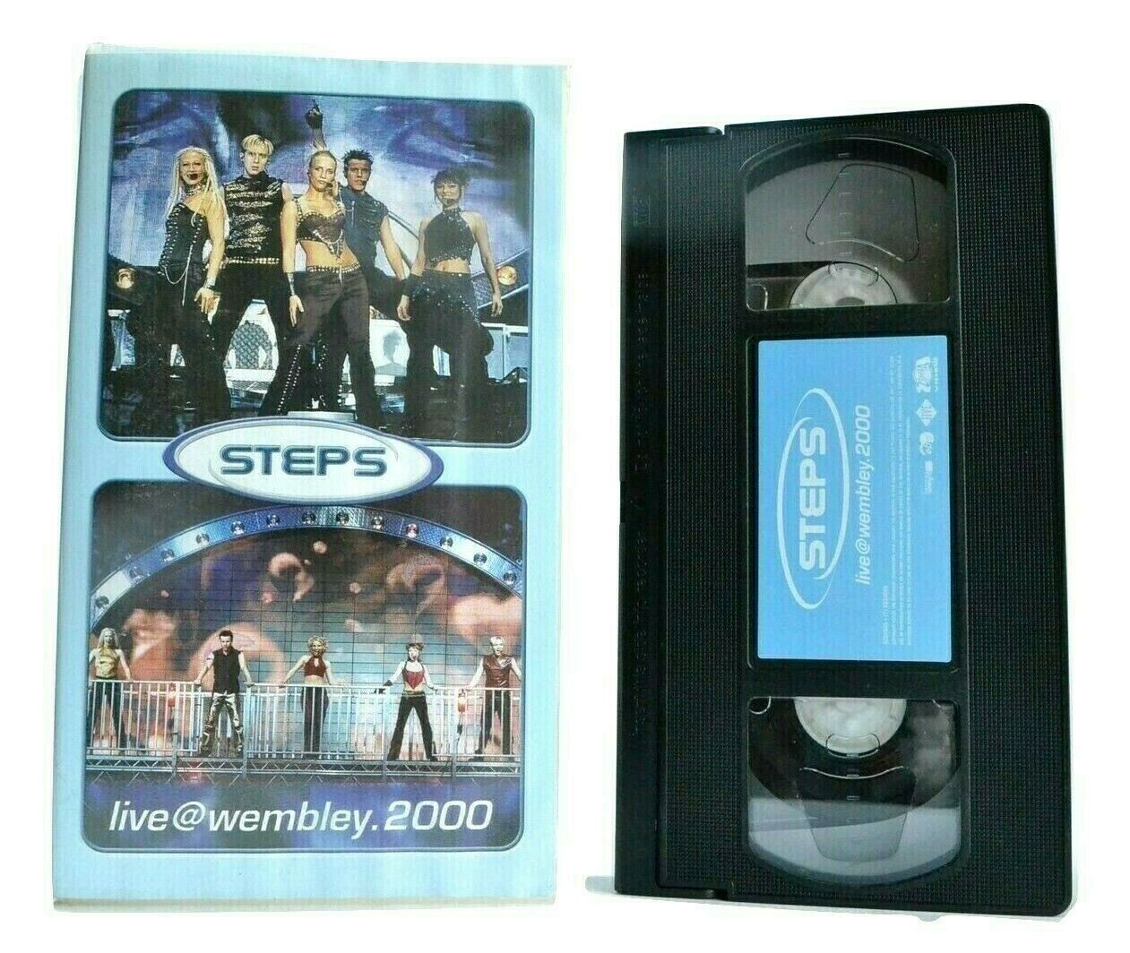 Steps: Live Wembley/London 2000 - Concert - 'One For Sorrow' - Pop Band - VHS-