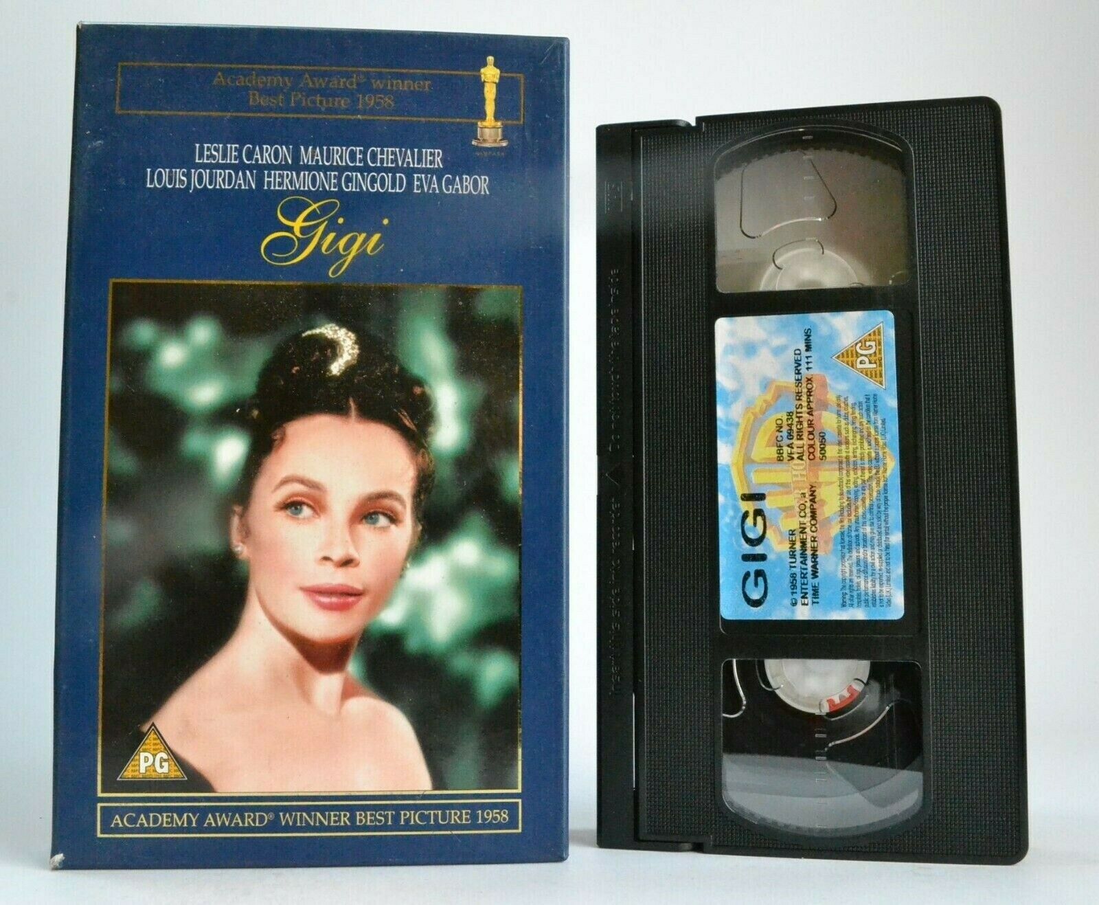 Gigi (1958) - Musical Romance - Carton Box - Leslie Caron/Louis Jourdan - VHS-