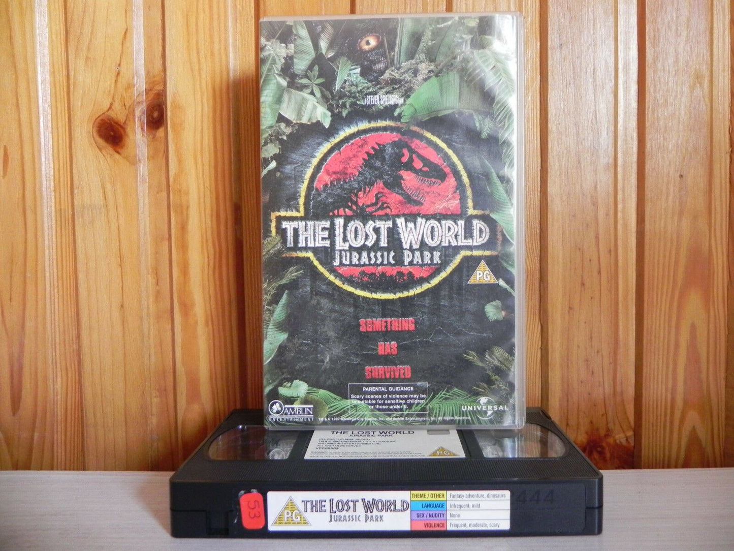 Jurassic Park: The Lost World - Action Thriller [Large Box] Sam Neill - Pal VHS-