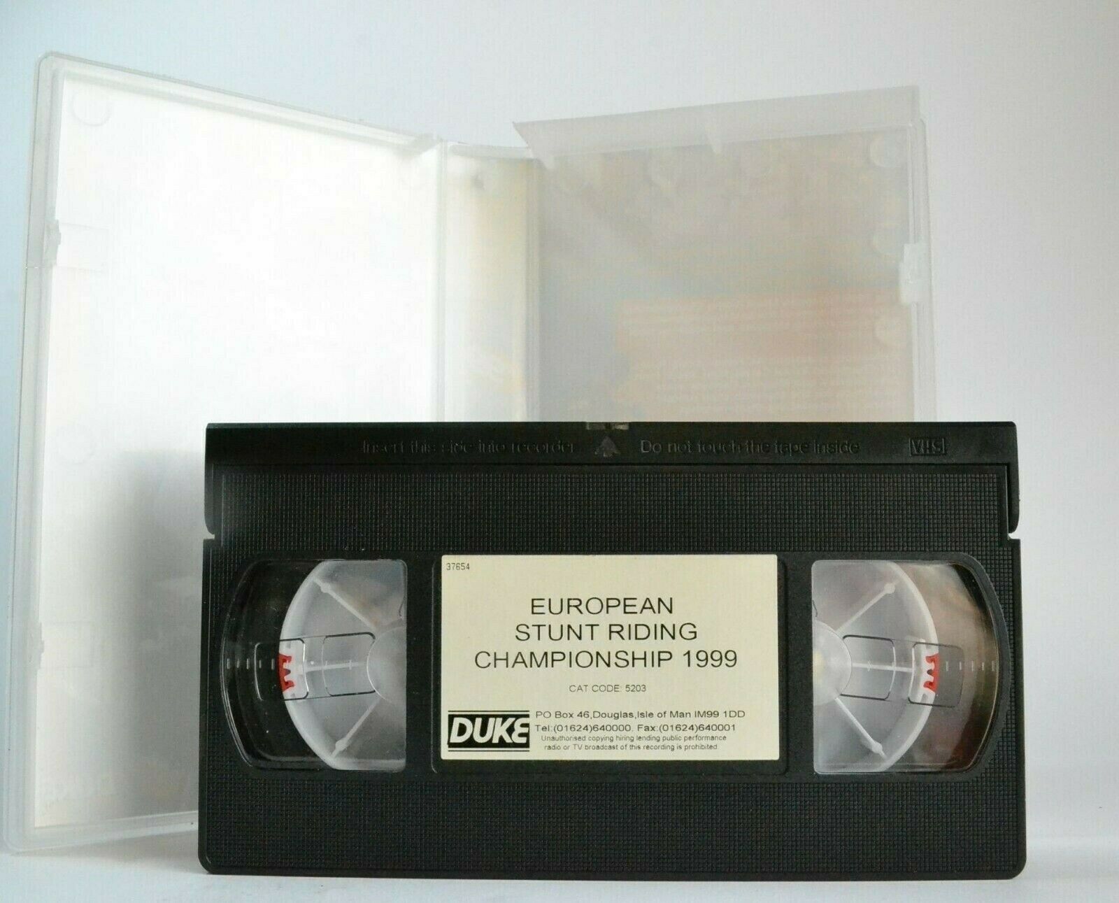 European Stunt Riding Championship '99 -<Kevin Carmichael>- Motorspots - Pal VHS-