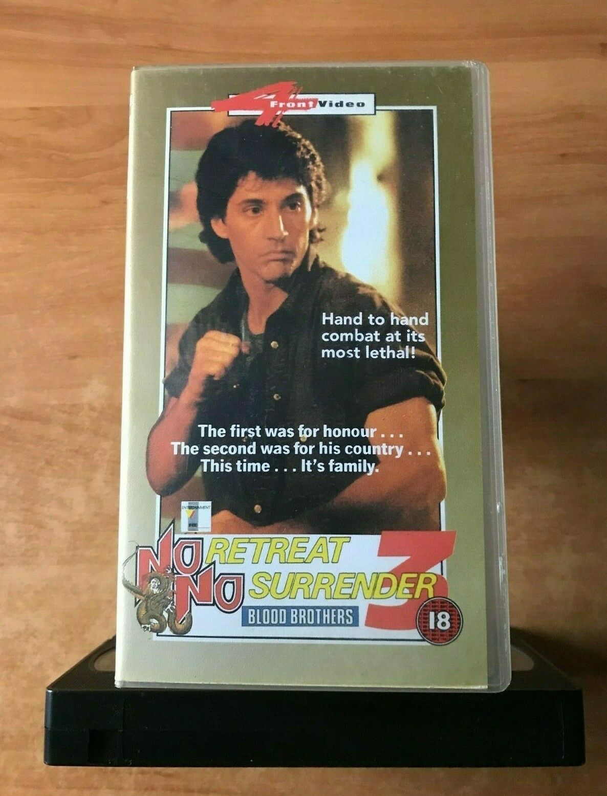 No Retreat No Surrender 3: Blood Brothers - Martial Arts - Loren Avedon - VHS-