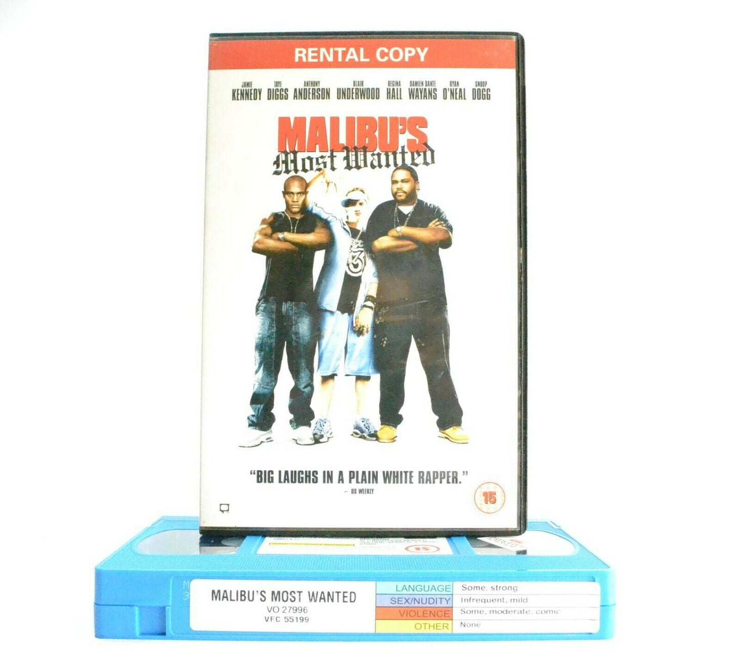 Malibu's Most Wanted: Hip-Hop Comedy Classic - Large Box - Snoop Dogg - Pal VHS-