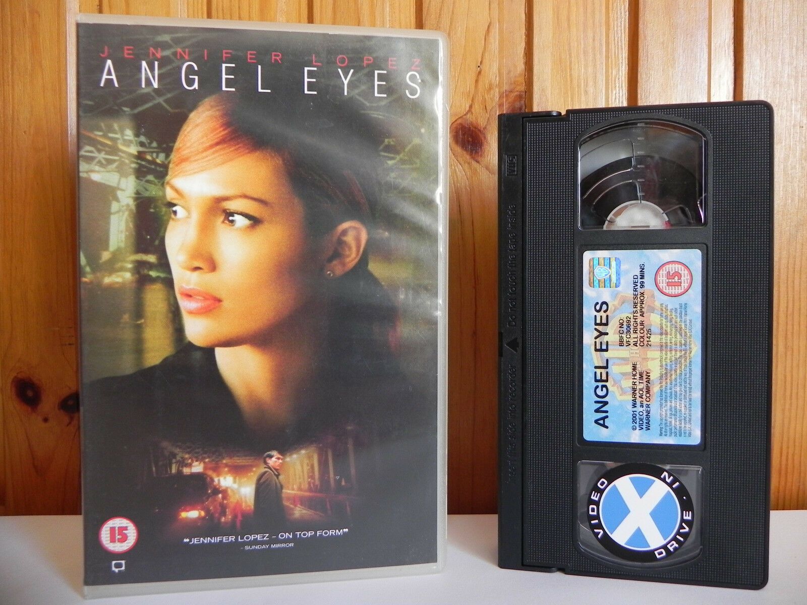 Angel Eyes - Large Box - Warner - Thriller - Jennifer Lopez - Ex-Rental - VHS-