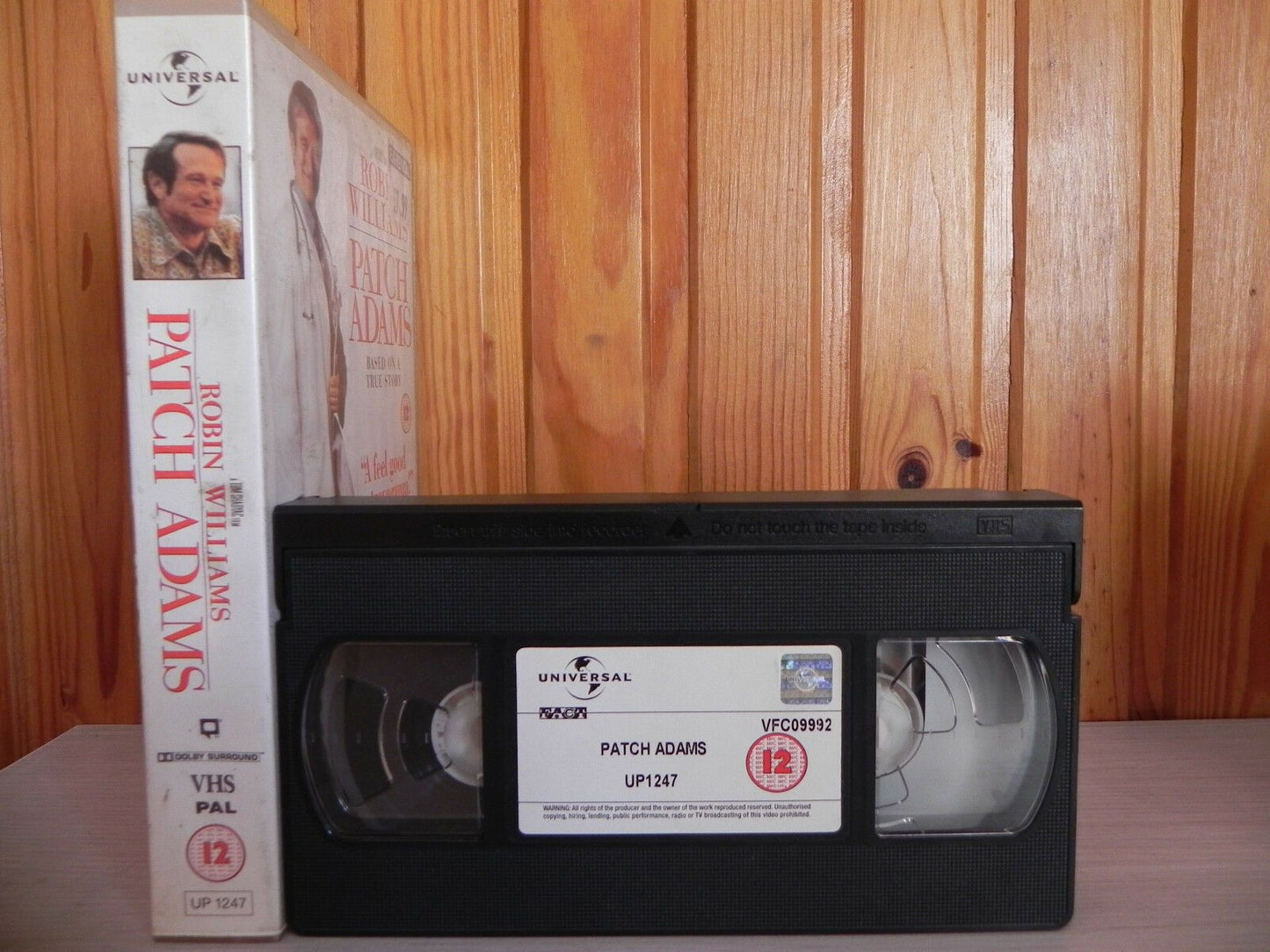 Patch Adams - Williams - Big-Box - Clown Therapy/Laughter Yoga - True Story VHS-