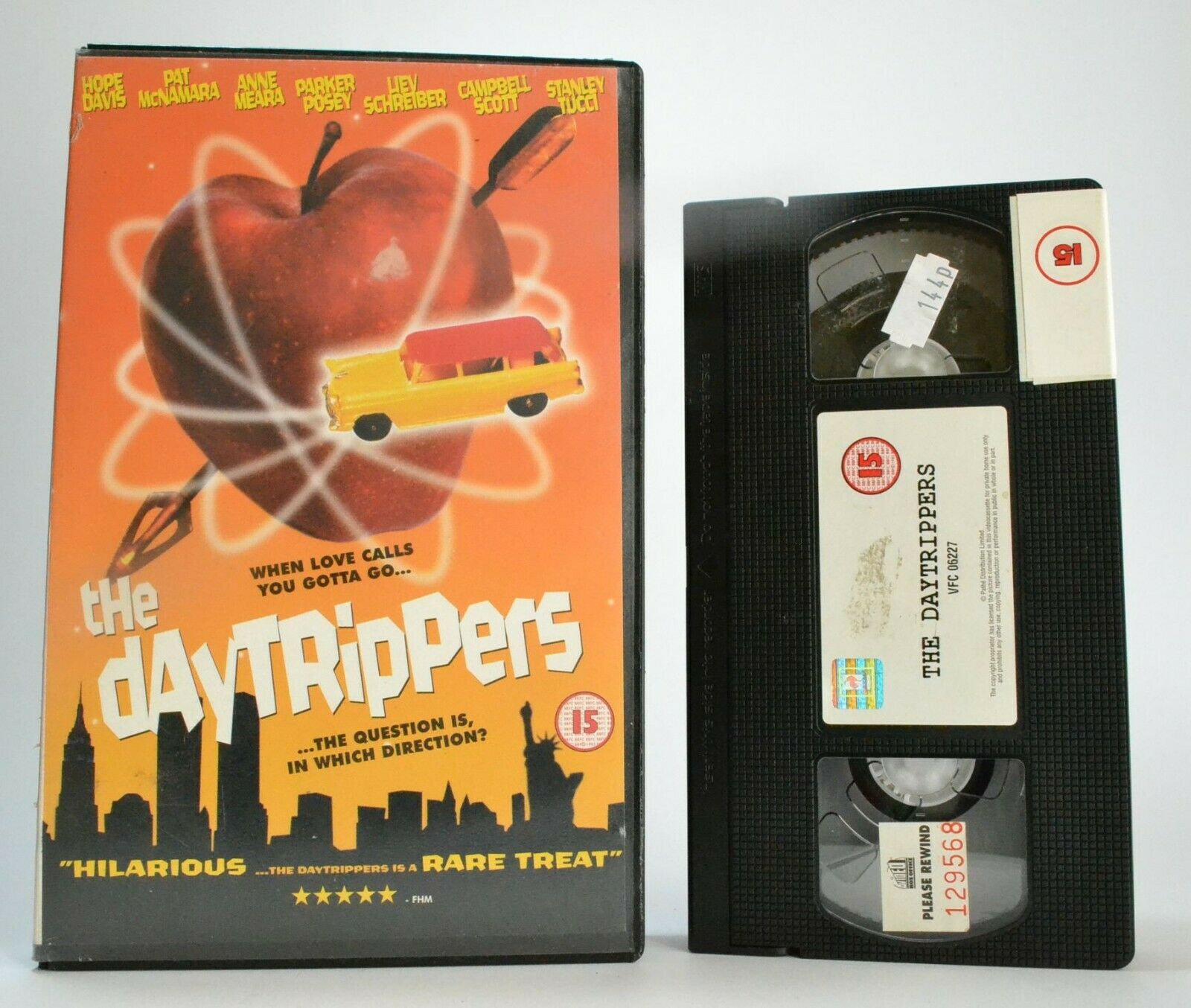 The Daytrippers (1996): Independent Drama - Large Box - Liev Schreiber - Pal VHS-