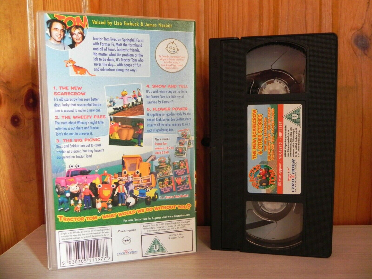 Tractor Tom - New Scarecrow - Show & Tell - Picnic - Kids Video - 11197 - VHS-