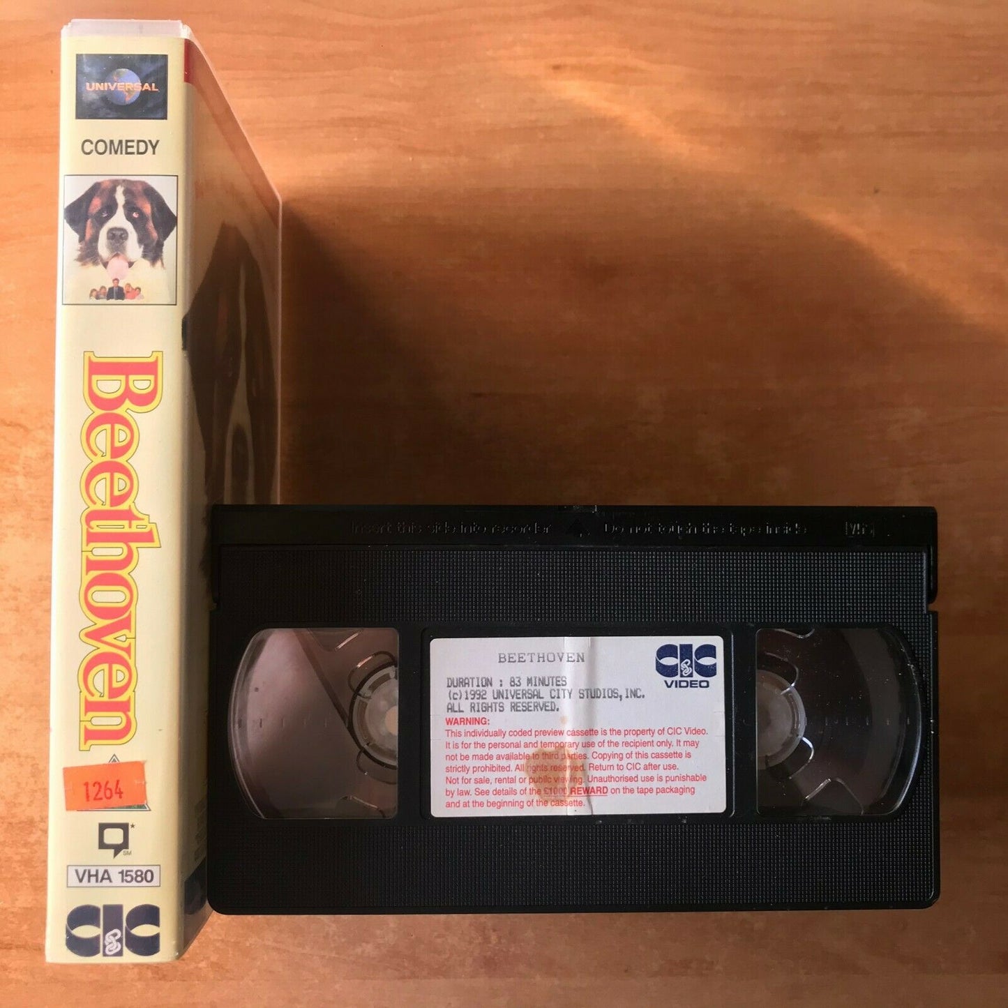 Beethoven (1992); Sample Tape [Large Box] Family Comedy - Dean Jones - Pal VHS-