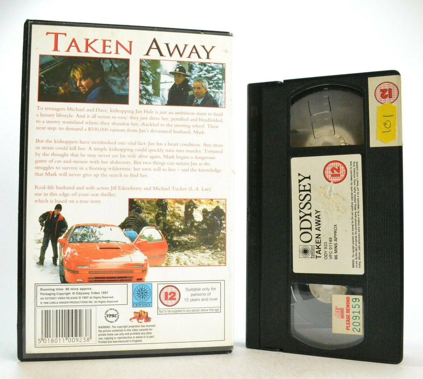 Taken Away: (T.V. Movie) Gone In A Heartbeat - True Story - Thriller (1996) VHS-