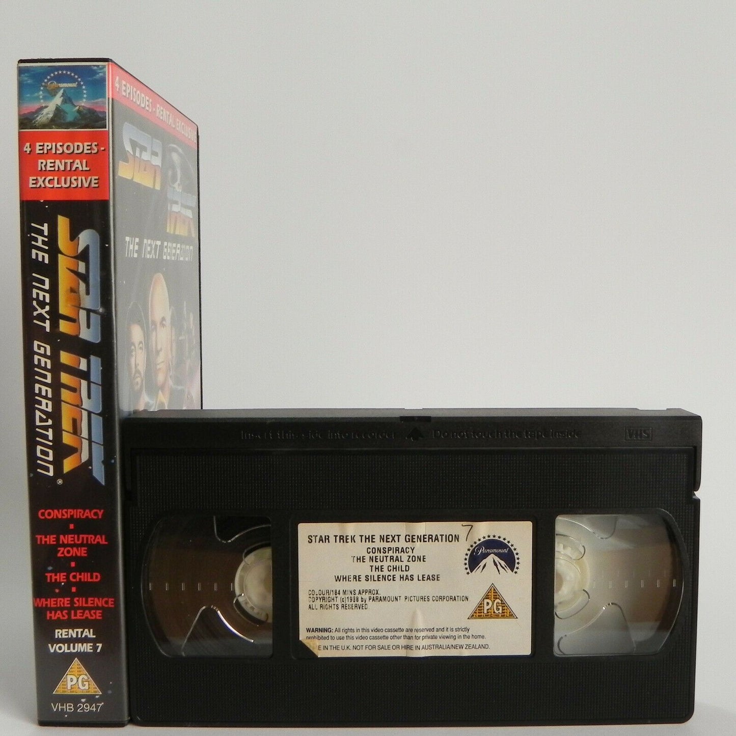 Star Trek - Next Generation - Space Opera - Sci-Fi - CIC - Ex-Rental - Pal VHS-