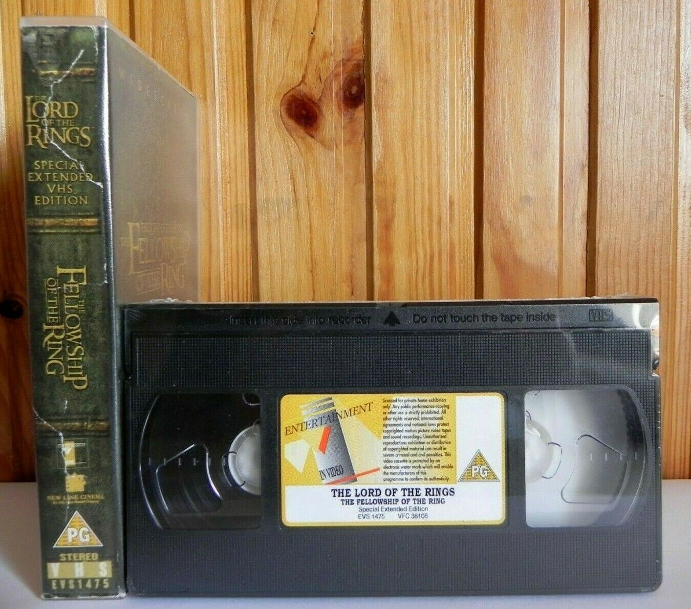 The Lord Of The Rings (Fellowship) New Sealed - Widescreen - VHS-