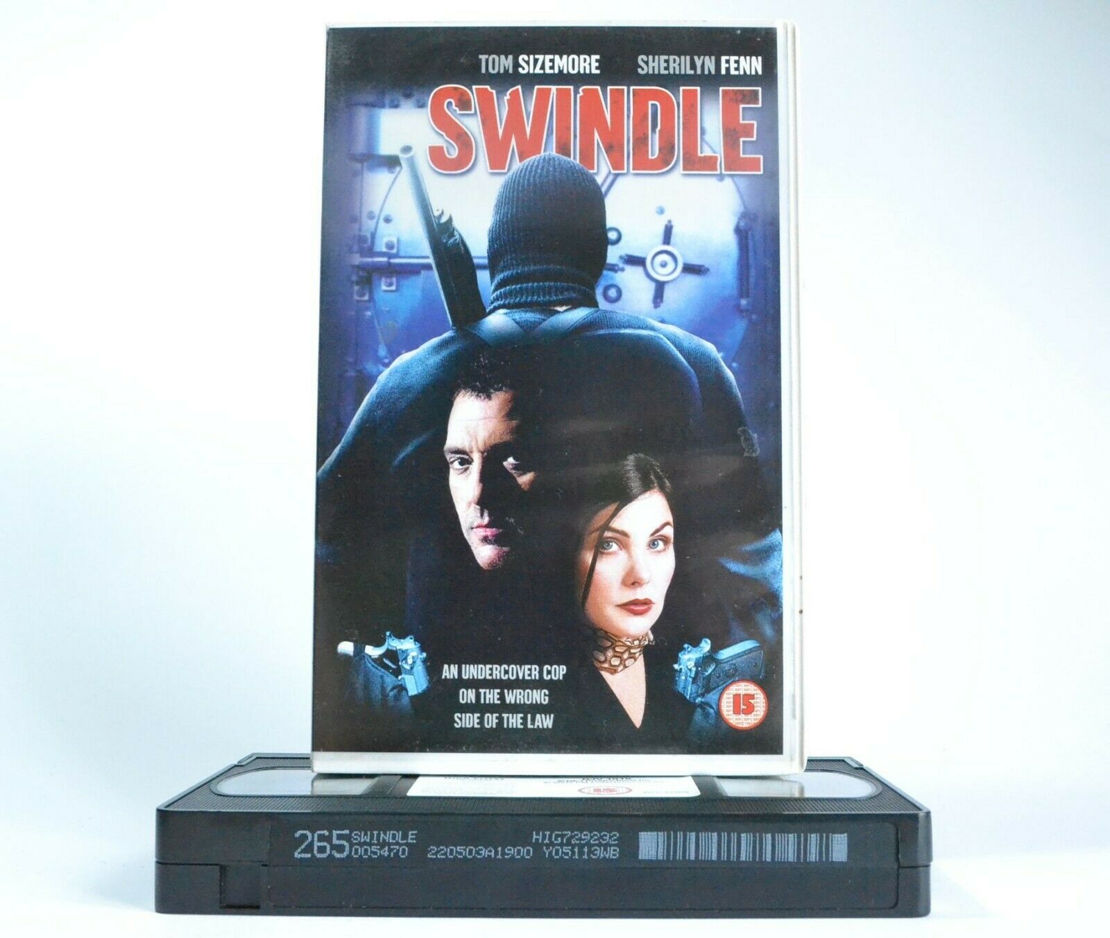 Swindle (2002): Crime Thriller - Large Box - Tom Sizemore/Sherilyn Fenn - VHS-