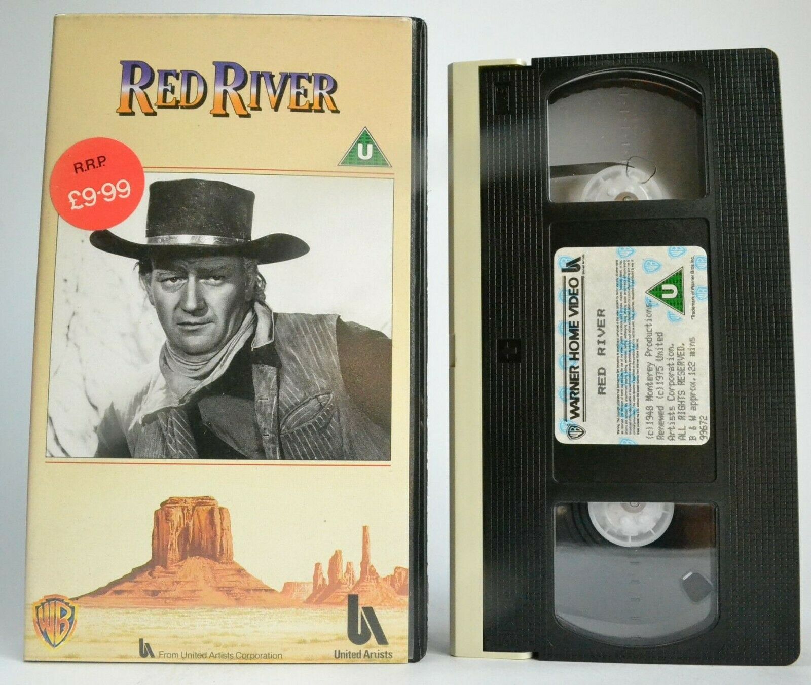 Red River (1948); [Howard Hawks] Action Adventure - Western - John Wayne - VHS-