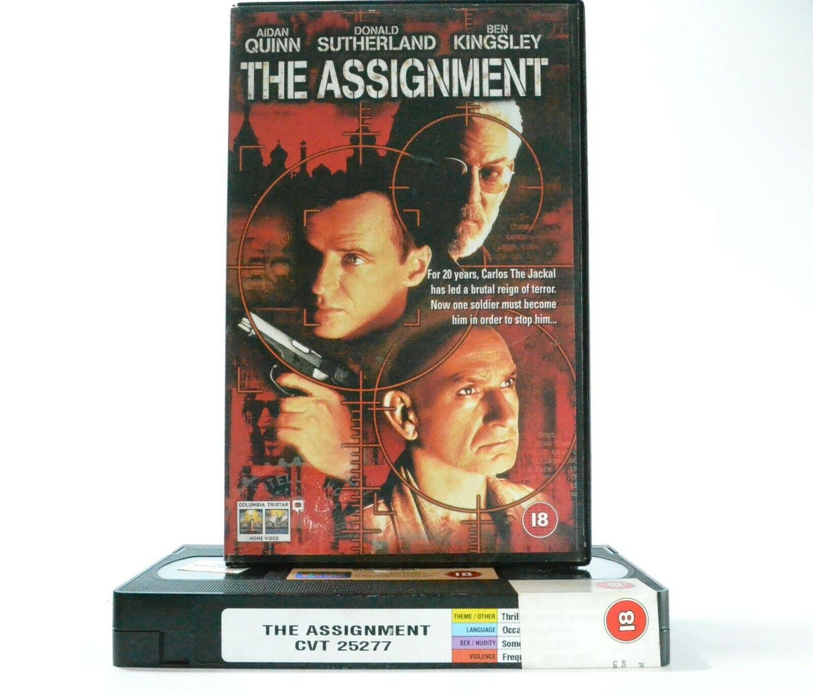 The Assignment: Spy Thriller (1997) - Terrorist Carlos "The Jackal" Case - VHS-