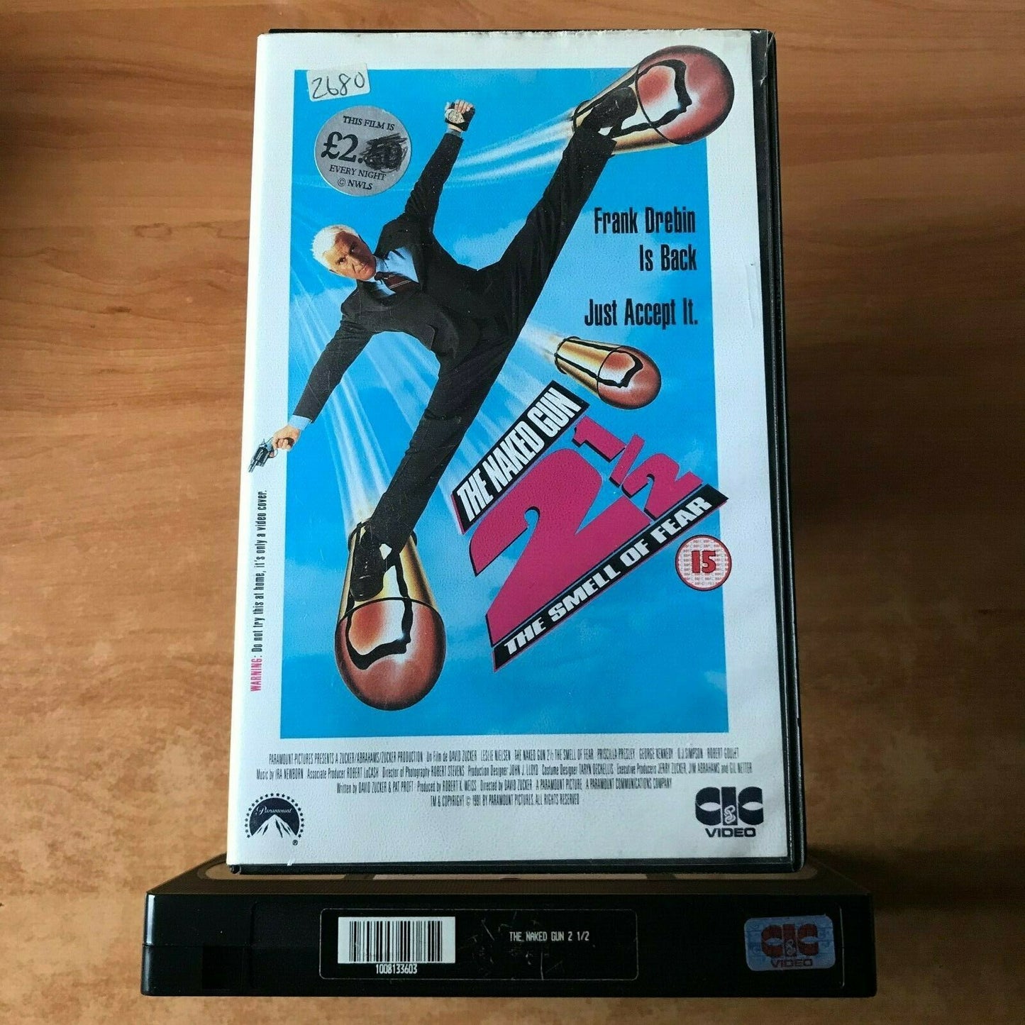 The Naked Gun 2½; [David Zucker]: Police Spoof Action - Leslie Nielsen - Pal VHS-