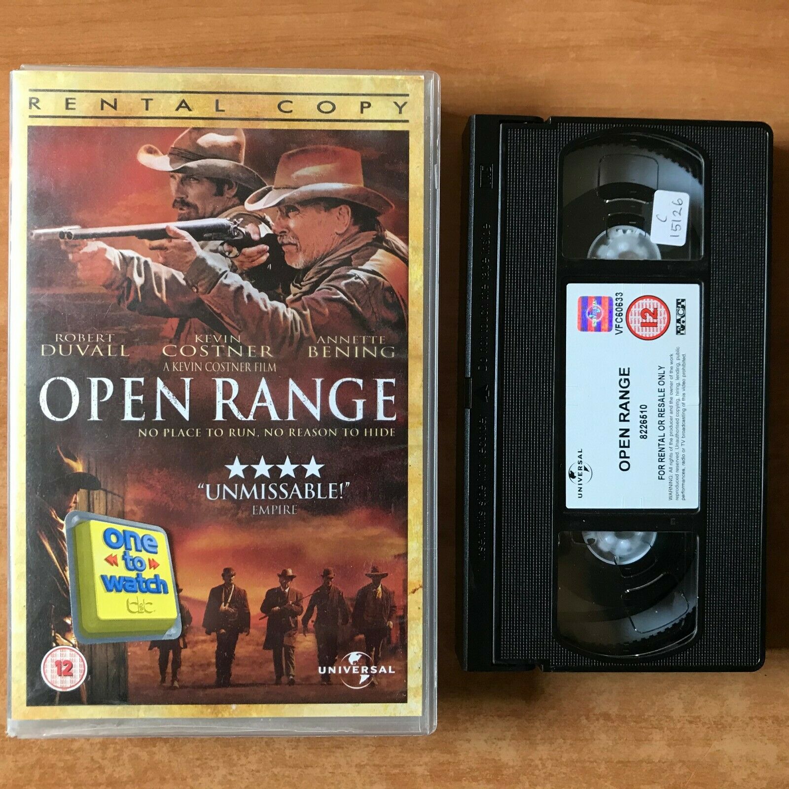 Open Range (2003); [Kevin Costner]: Western - Large Box (Rental) - Pal VHS-