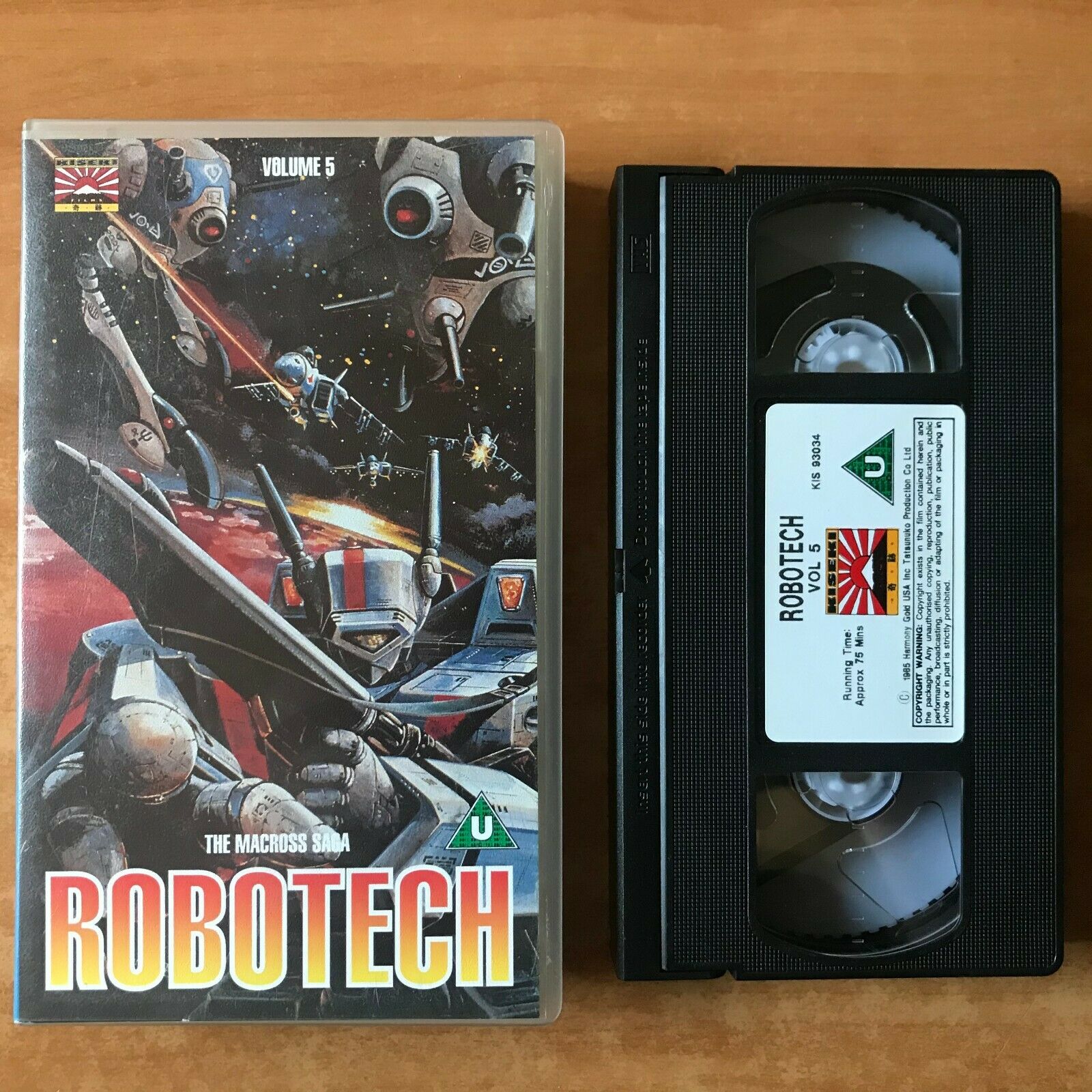 Robotech; [The Macross Saga] Vol. 5: Blue Wind; (Kiseki) Manga - Anime - Pal VHS-