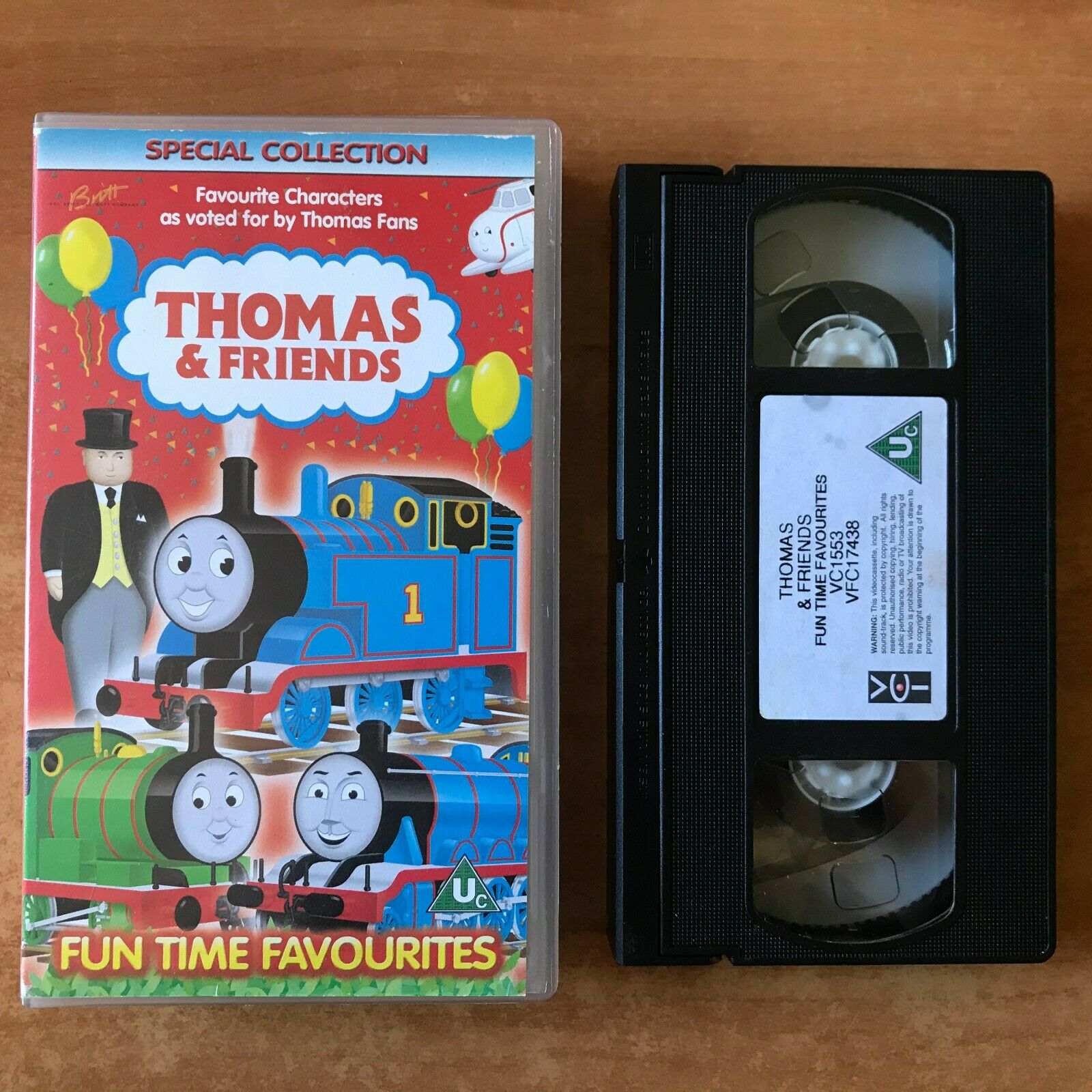 Thomas And Friends; [Special Collection]: "Thomas Gets Bumped" - Kids - Pal VHS-