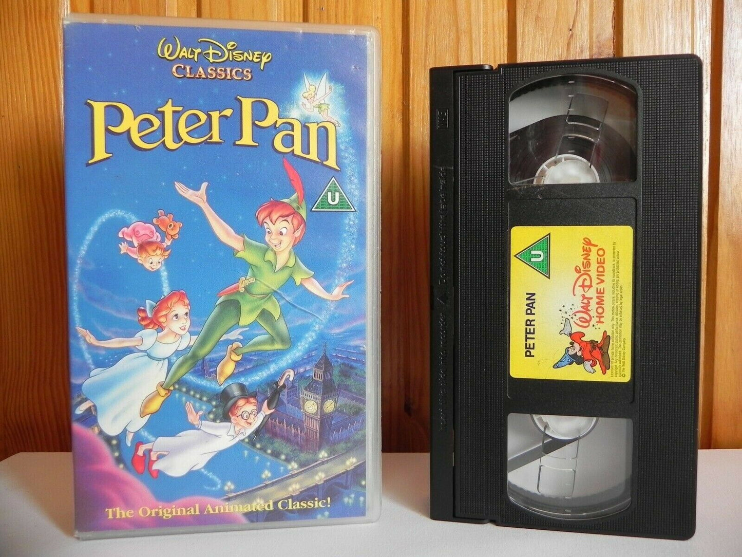 Peter Pan - Walt Disney Classics - Animated - Adventure - Children's - Pal VHS-