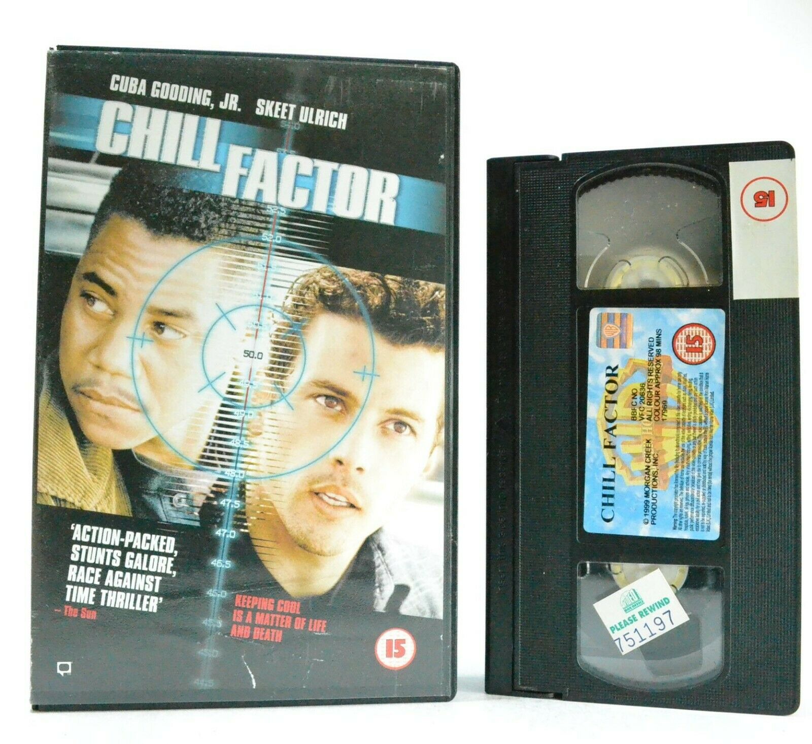 Chill Factor - Thriller - Deadly Chemical Weapon - Large Box - Ex-Rental - VHS-