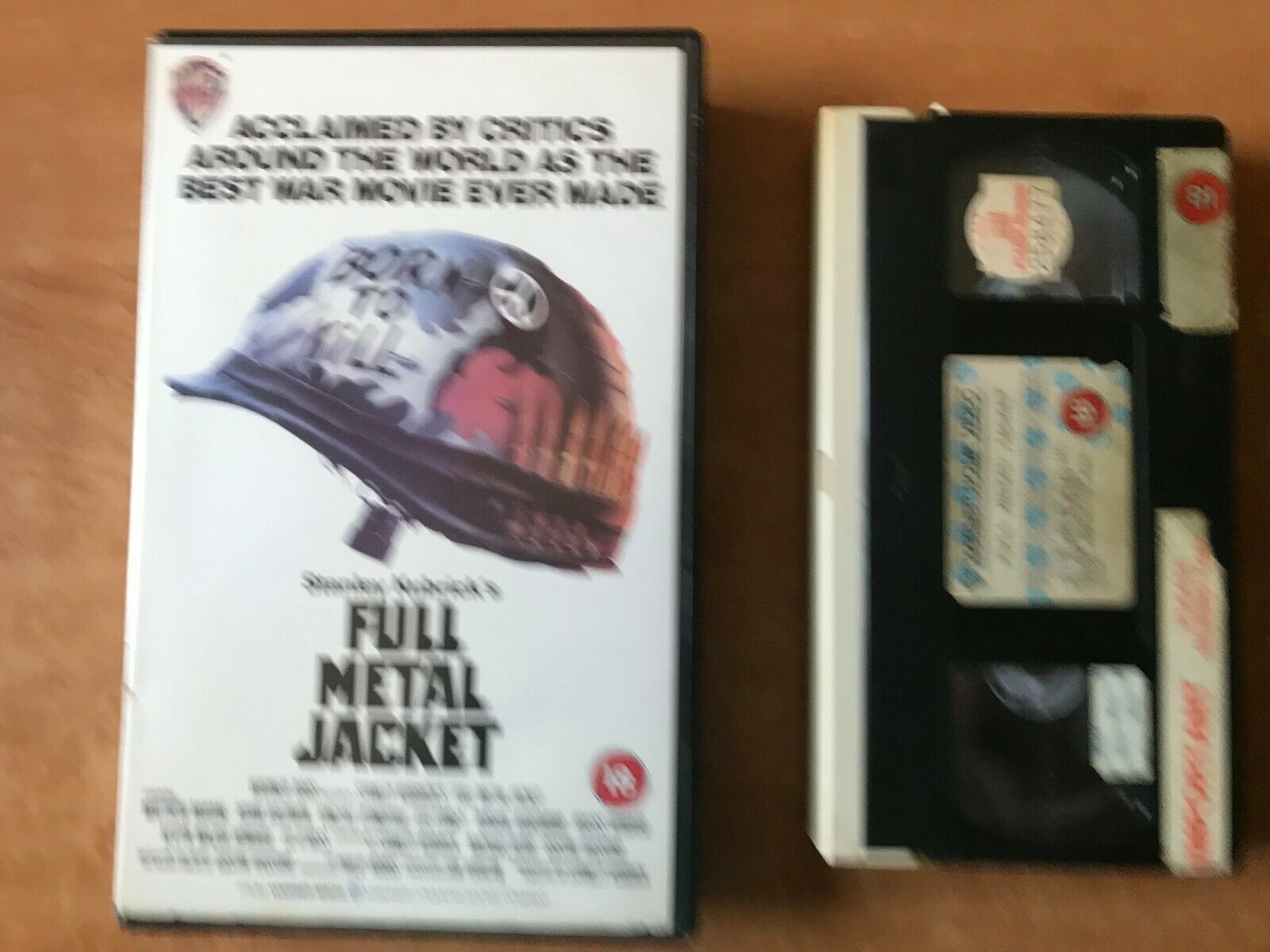 Full Metal Jacket (1987); [Stanley Kubrick] War Drama [Large Box] Rental - VHS-