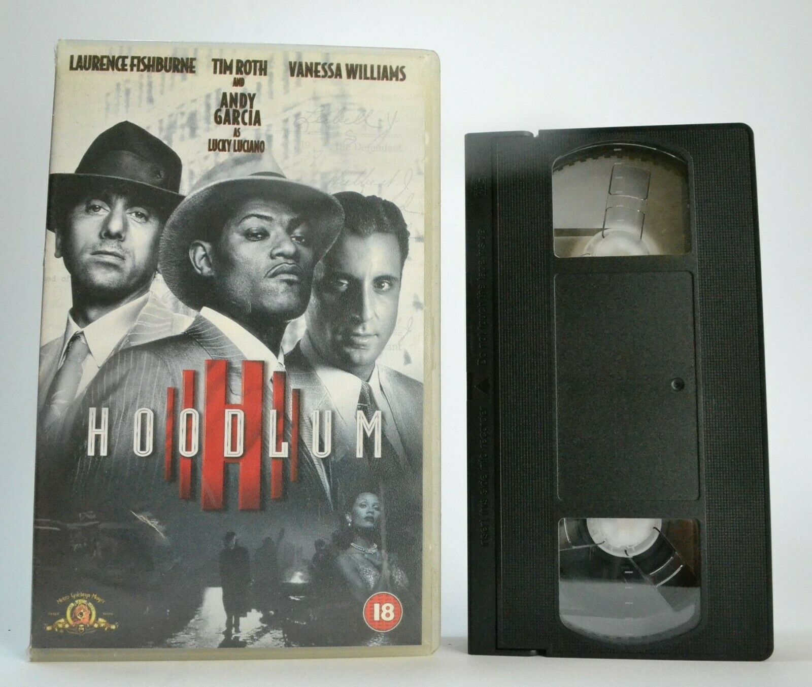 Hoodlum (1997) - Crime Drama - Sample - Laurence Fishburne/Tim Roth - Pal VHS-